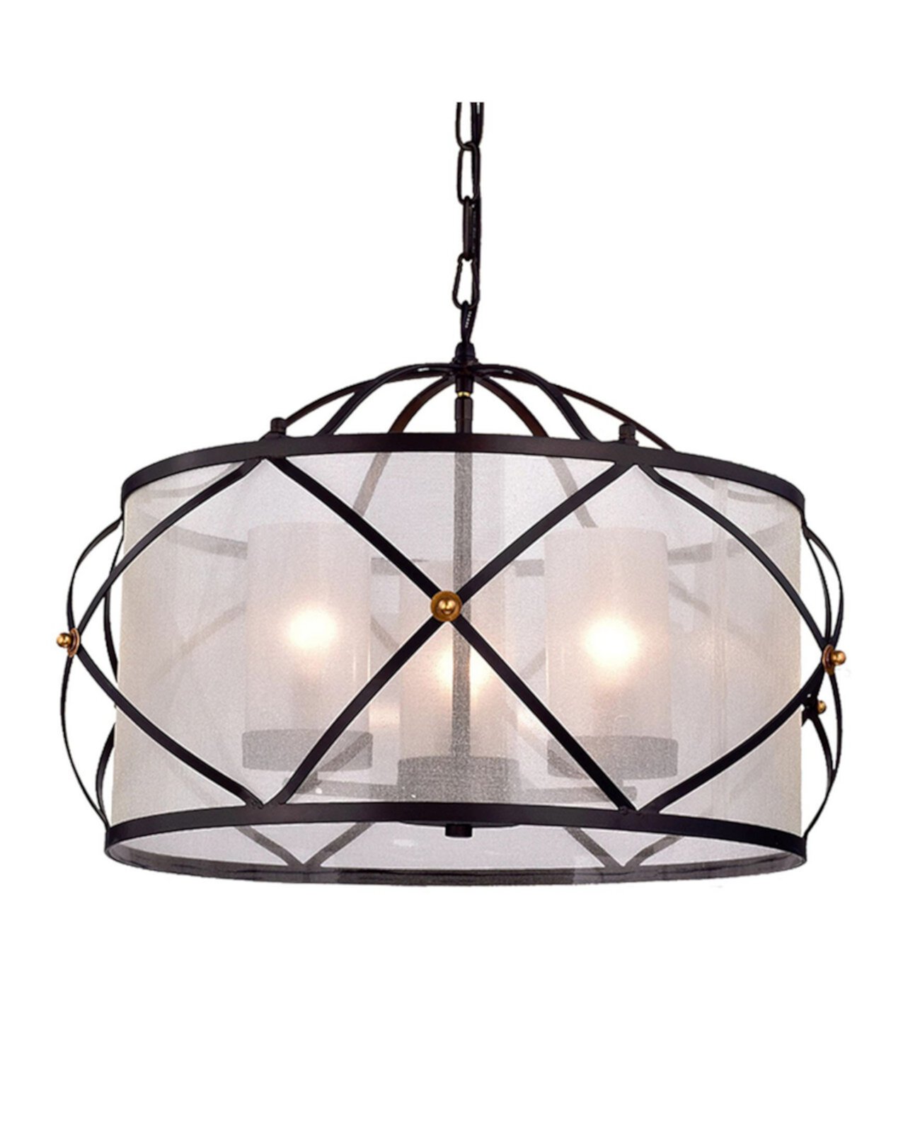 Omolara 24 "Подвесной светильник для дома с 3 лампами и комплектом светильников Home Accessories