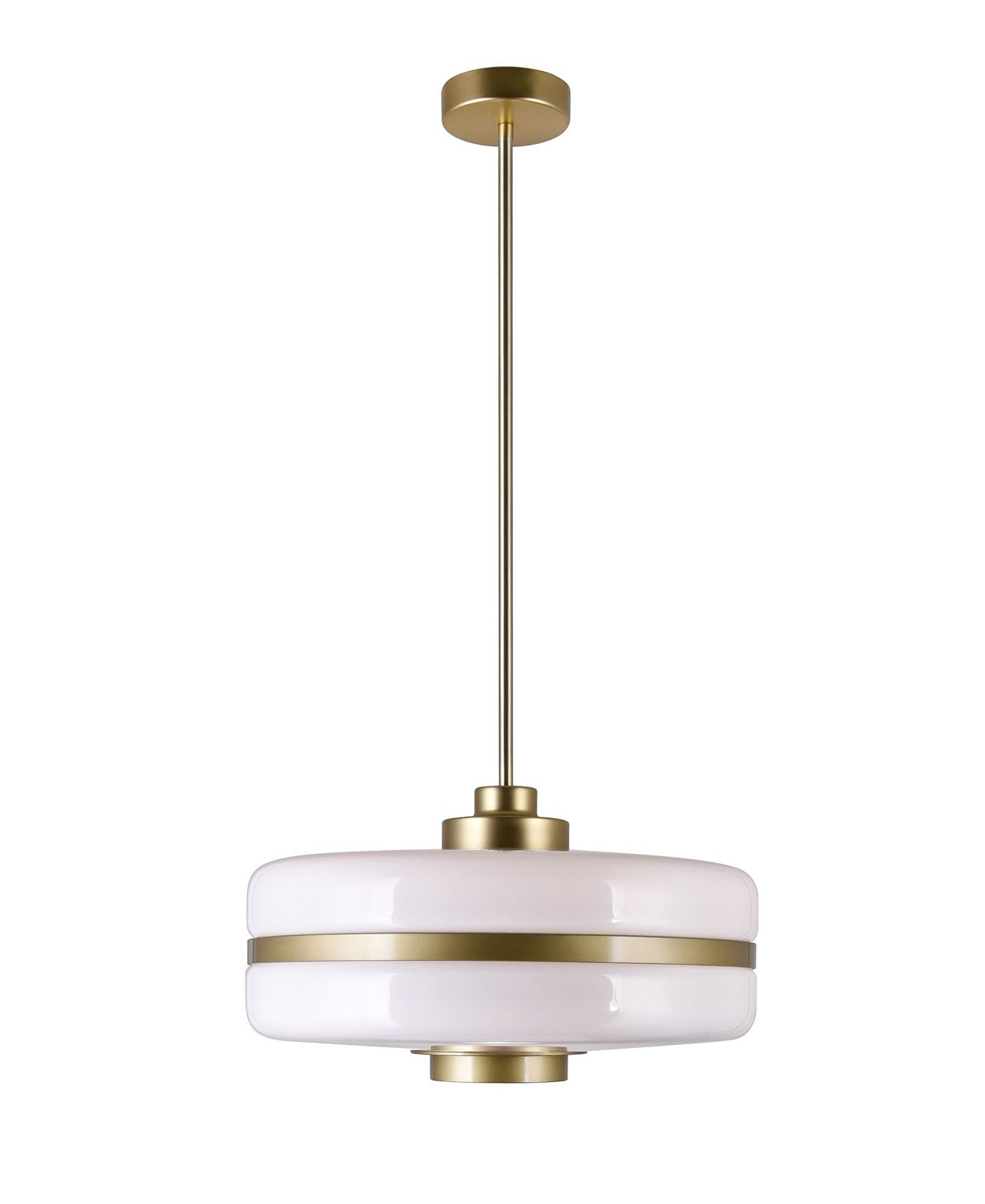 Elements lighting. One Light Pendant in Pearl Gold.