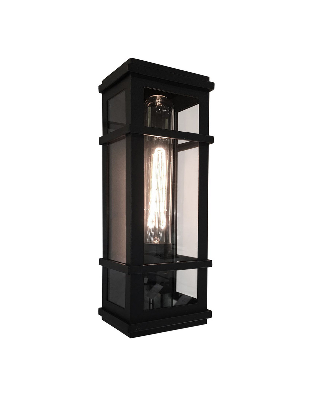 Современный уличный светильник Granger Square, 12 см, с металлическим корпусом ARTCRAFT Lighting