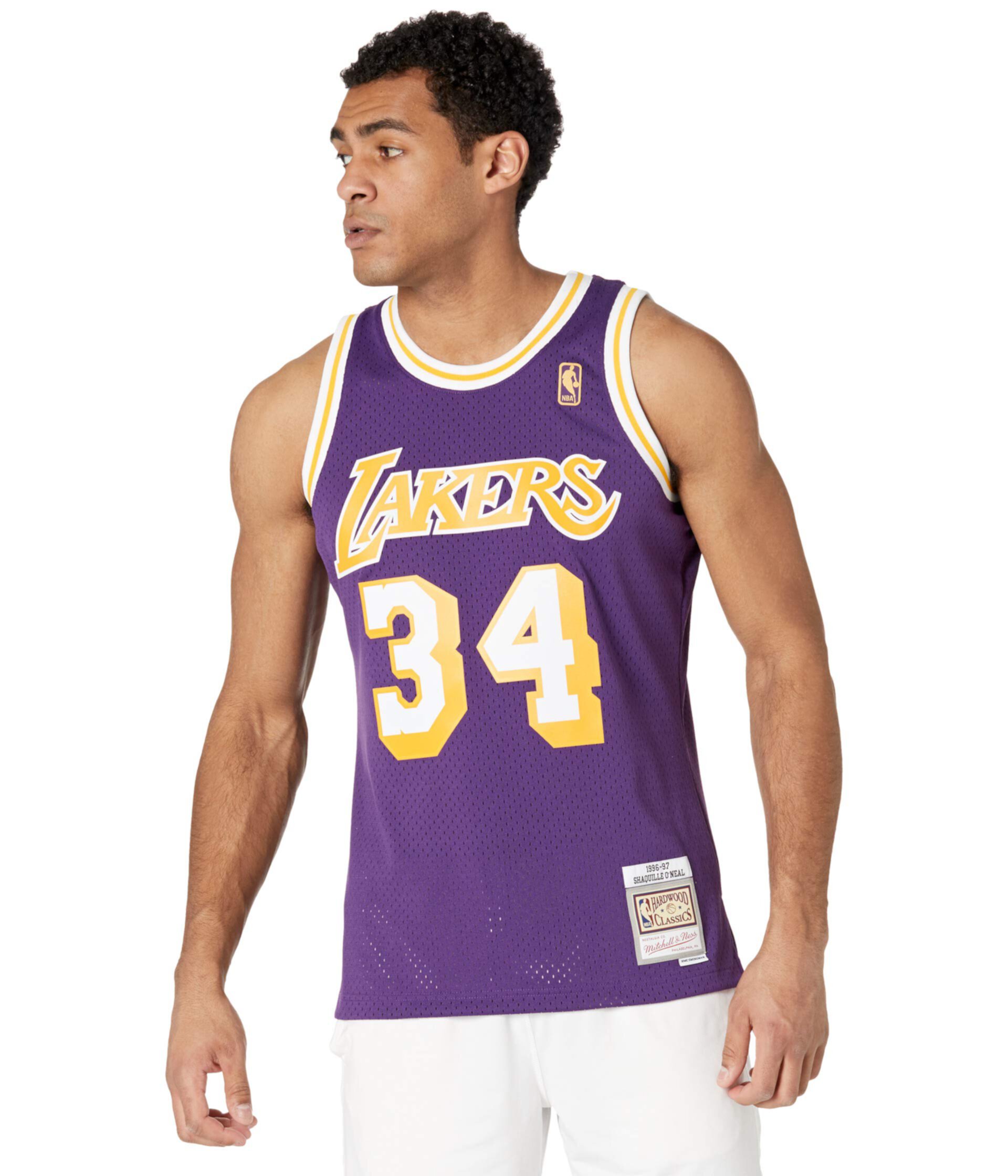 NBA Swingman Road Jersey Lakers 96 Шакил О'Нил Mitchell & Ness