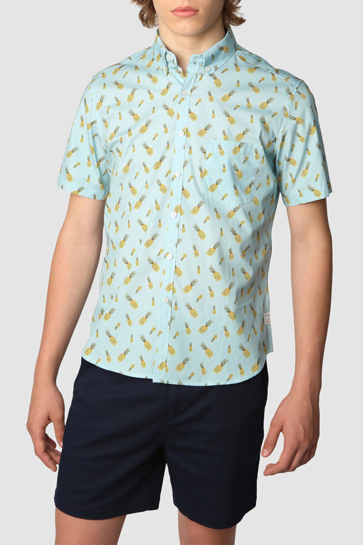 Рубашка с коротким рукавом в форме ананаса PUBLIC ART