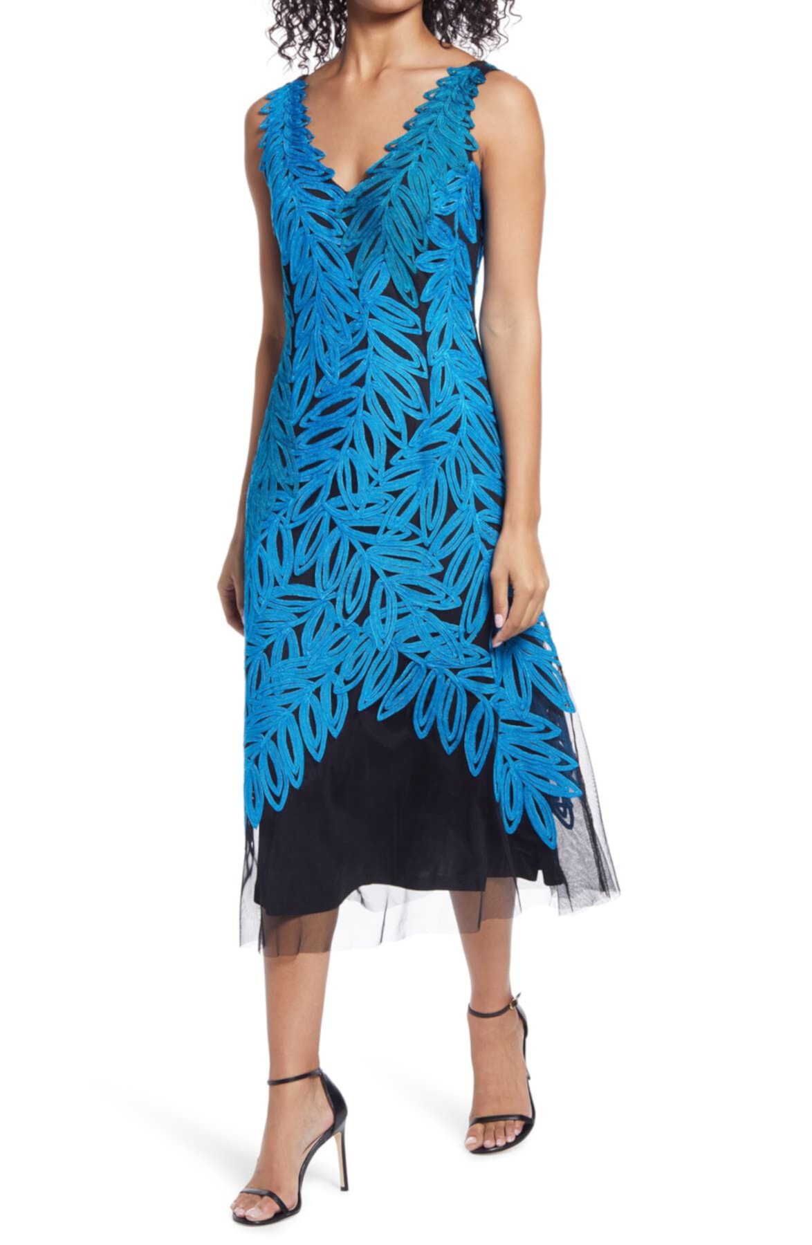 Миди-платье с вышивкой Leaf & Vine JS Collections