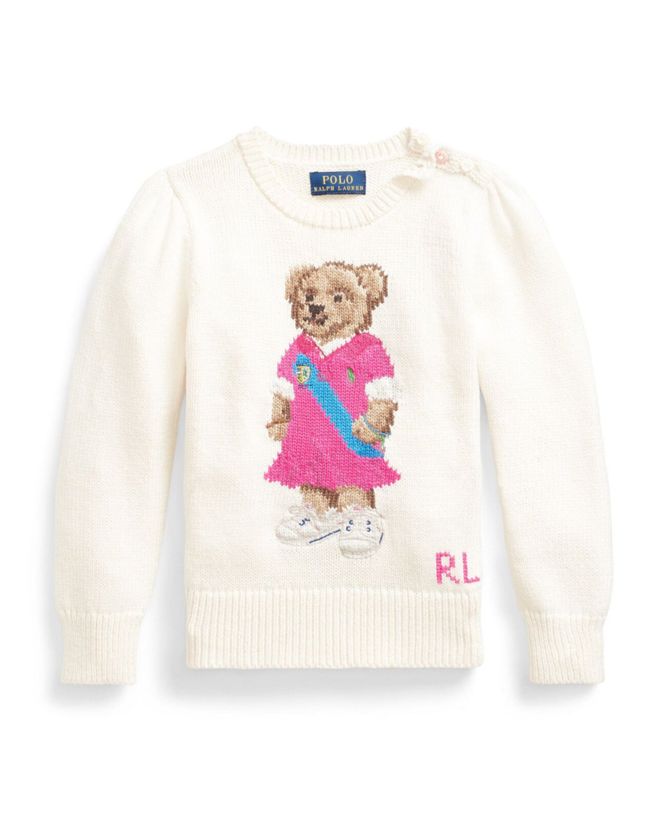 Свитер Polo Bear для маленьких девочек Ralph Lauren