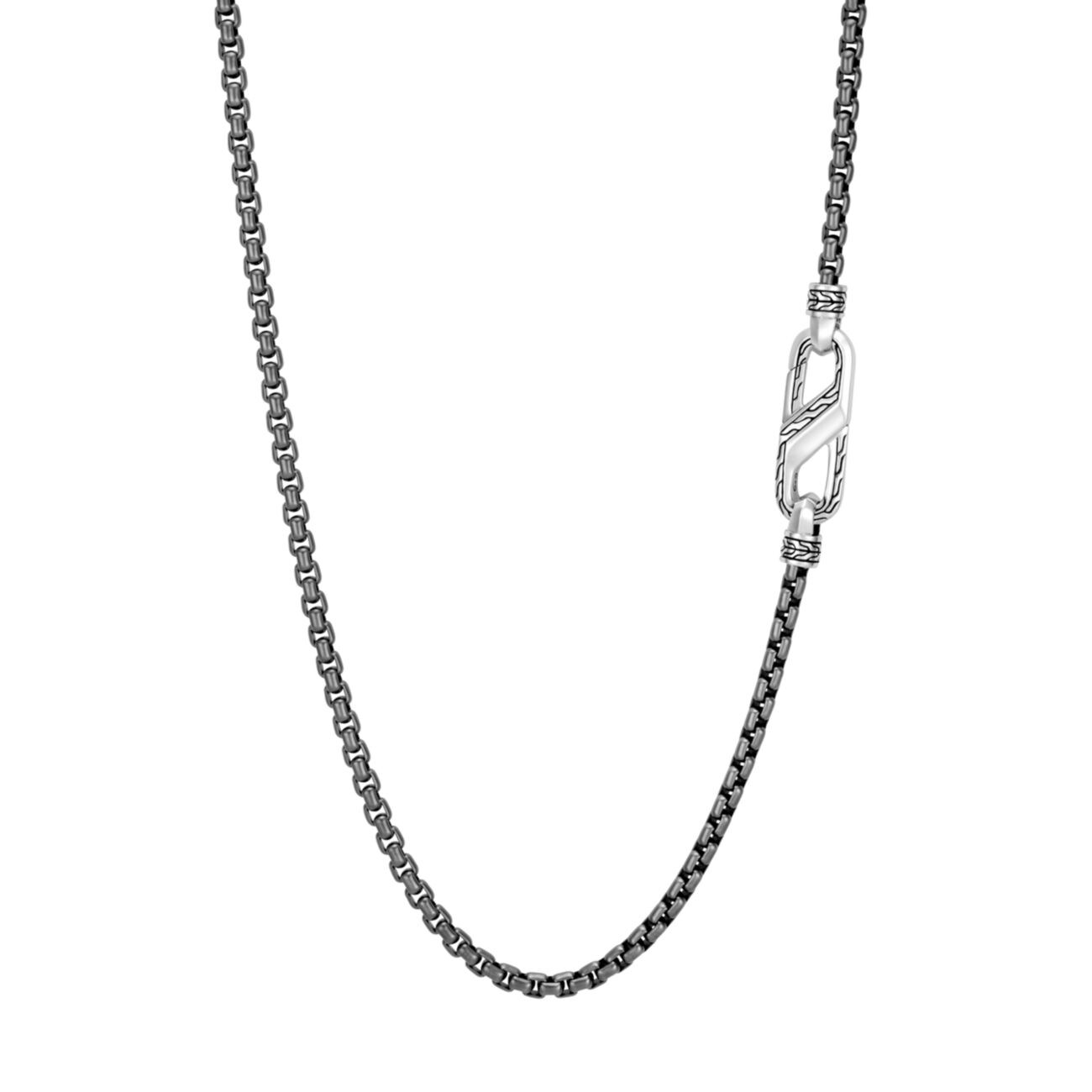 Классическая цепочка из стерлингового серебра с цепочкой-шкатулкой JOHN HARDY