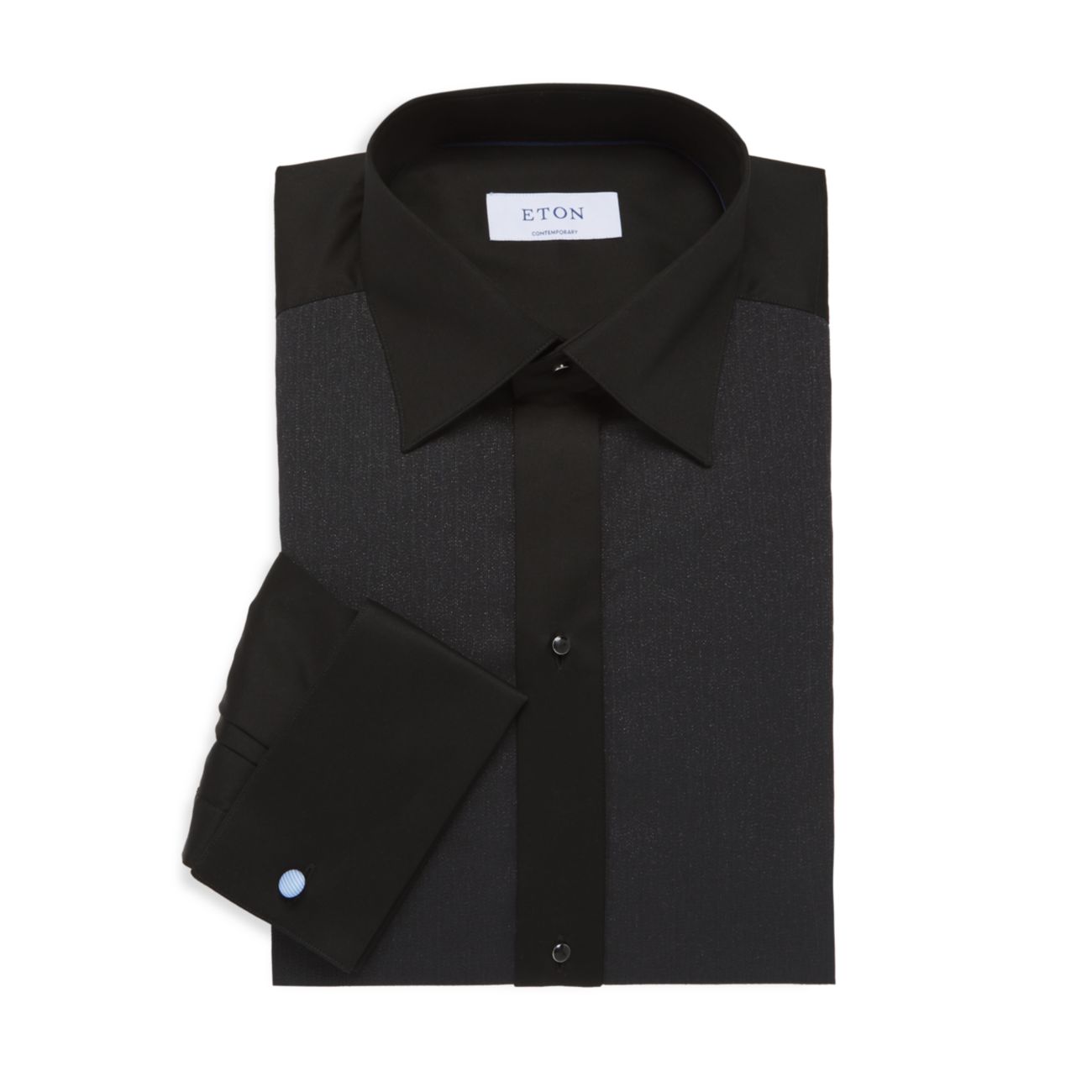 Классическая рубашка Contemporary-Fit с блестками и нагрудником Eton
