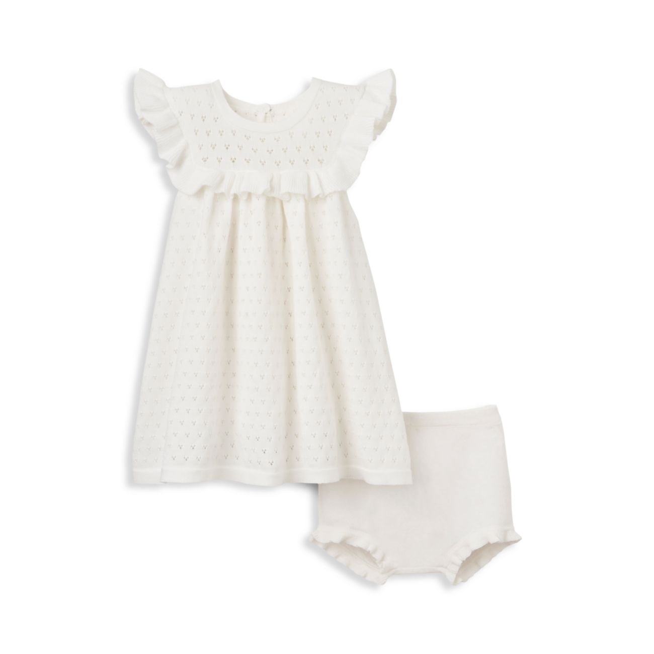 Платье из двух частей Baby's Perfect Pointelle & amp; Комплект шароваров Elegant Baby