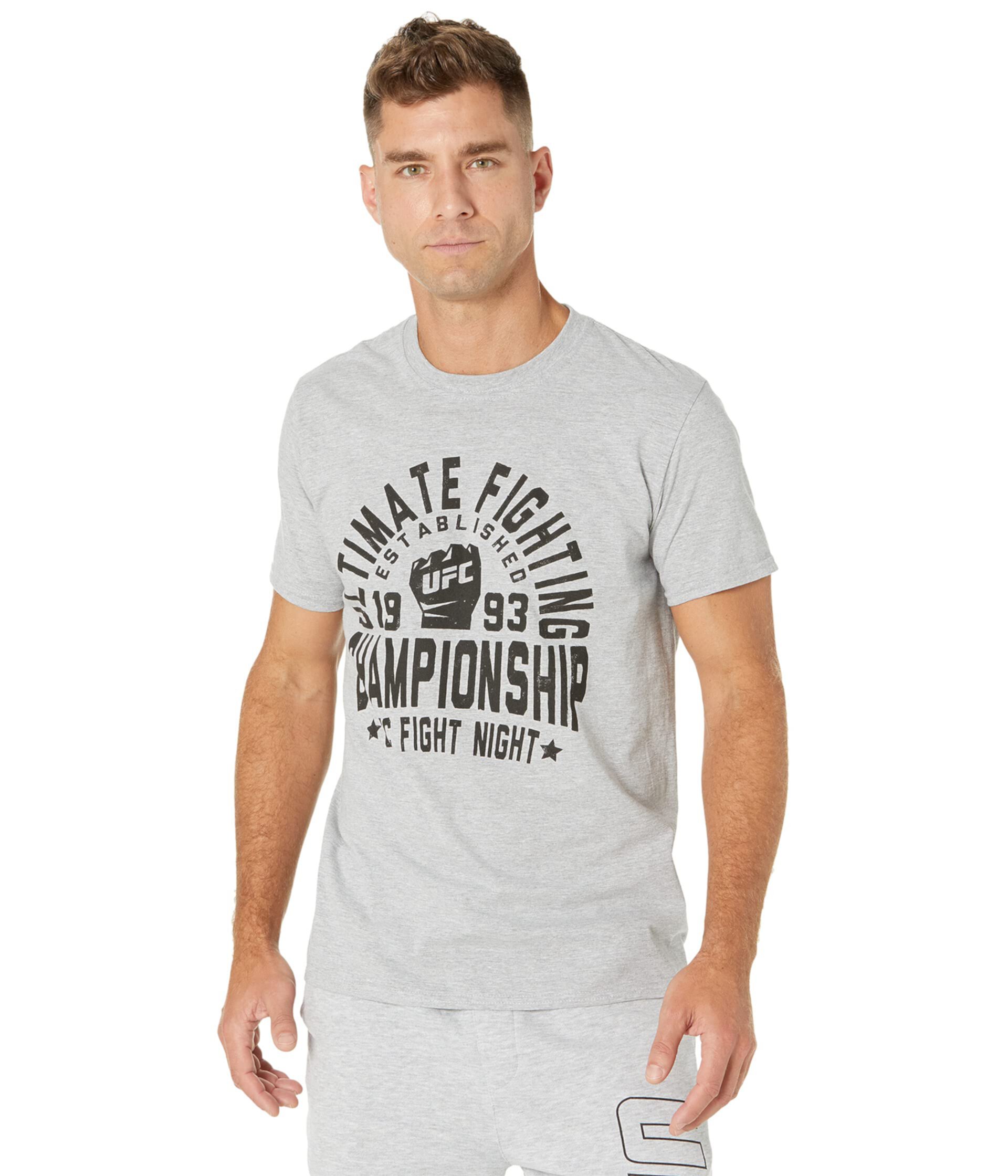 Fight Night Brush Tee Ufc