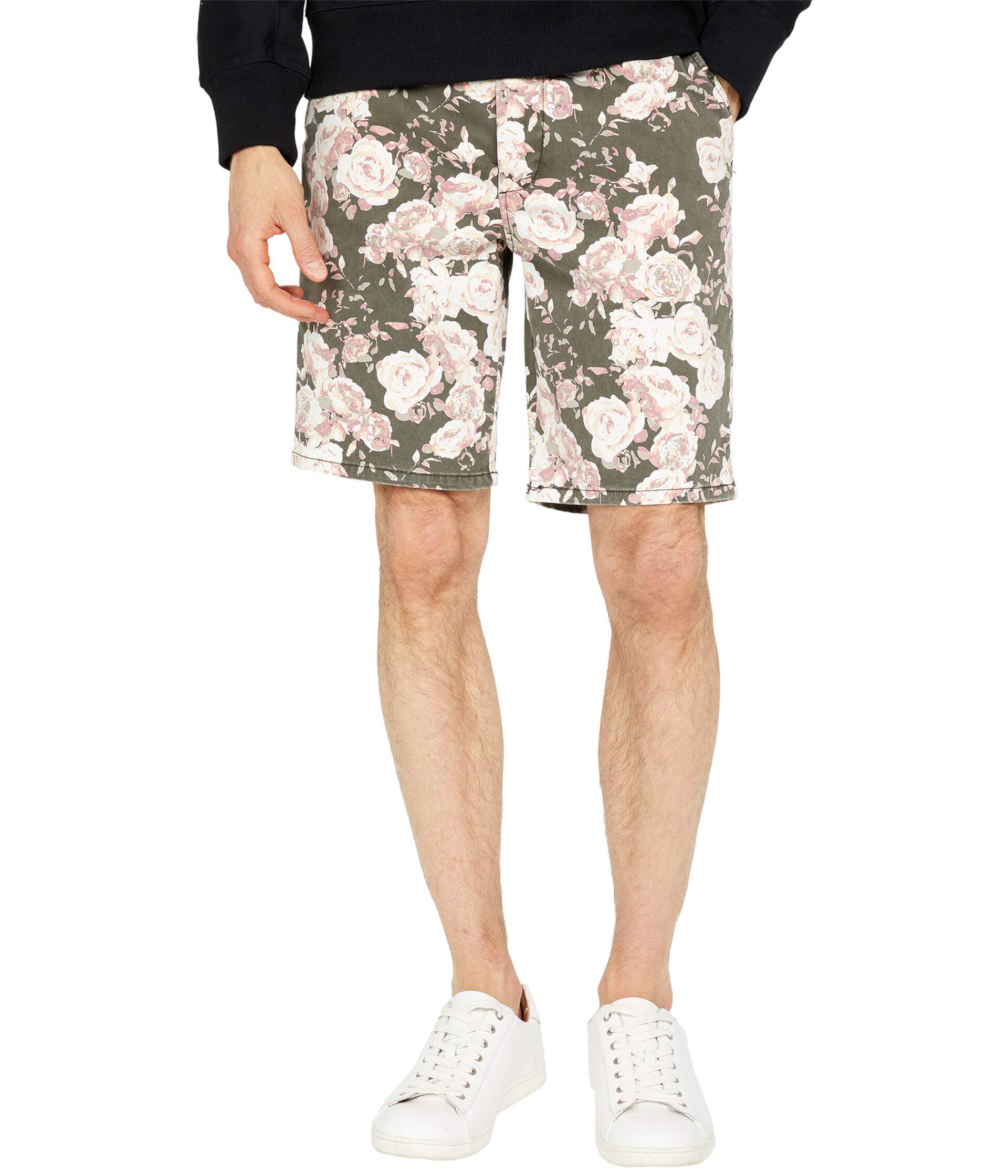 Vintage Floral Print Brixton Shorts Joe's Jeans