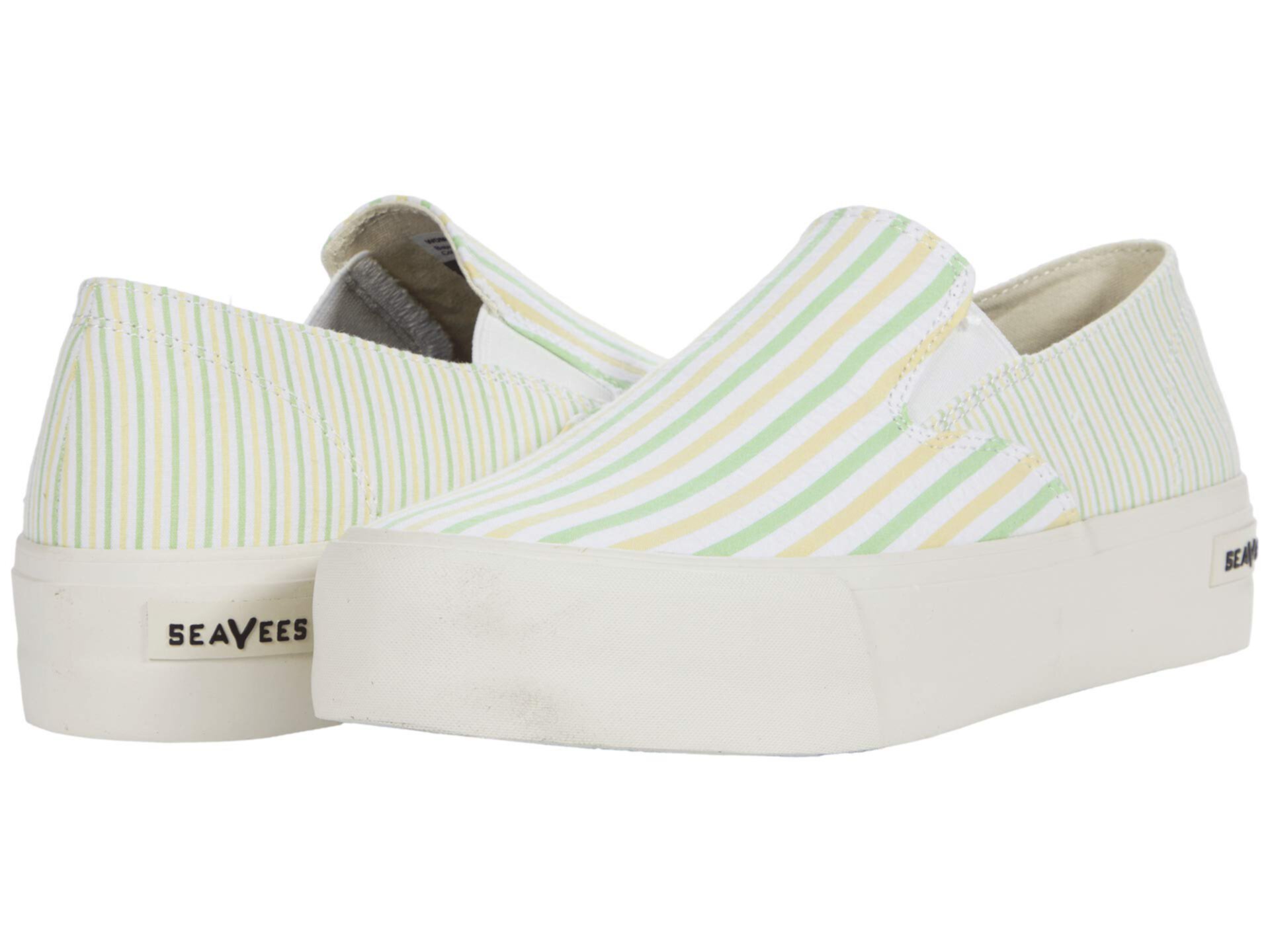 Модные легкие слипоны SeaVees Baja Slip-On Platform с амортизирующей стелькой и охлаждающей системой SeaVees