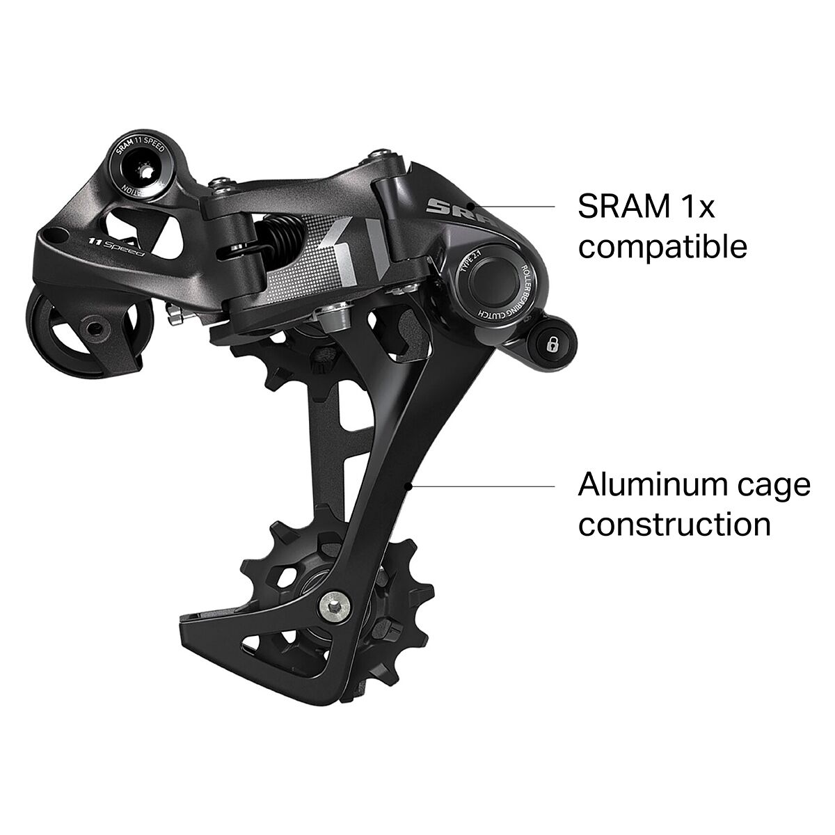 SRAM X1, 11-скоростной задний переключатель, тип 2.1 SRAM