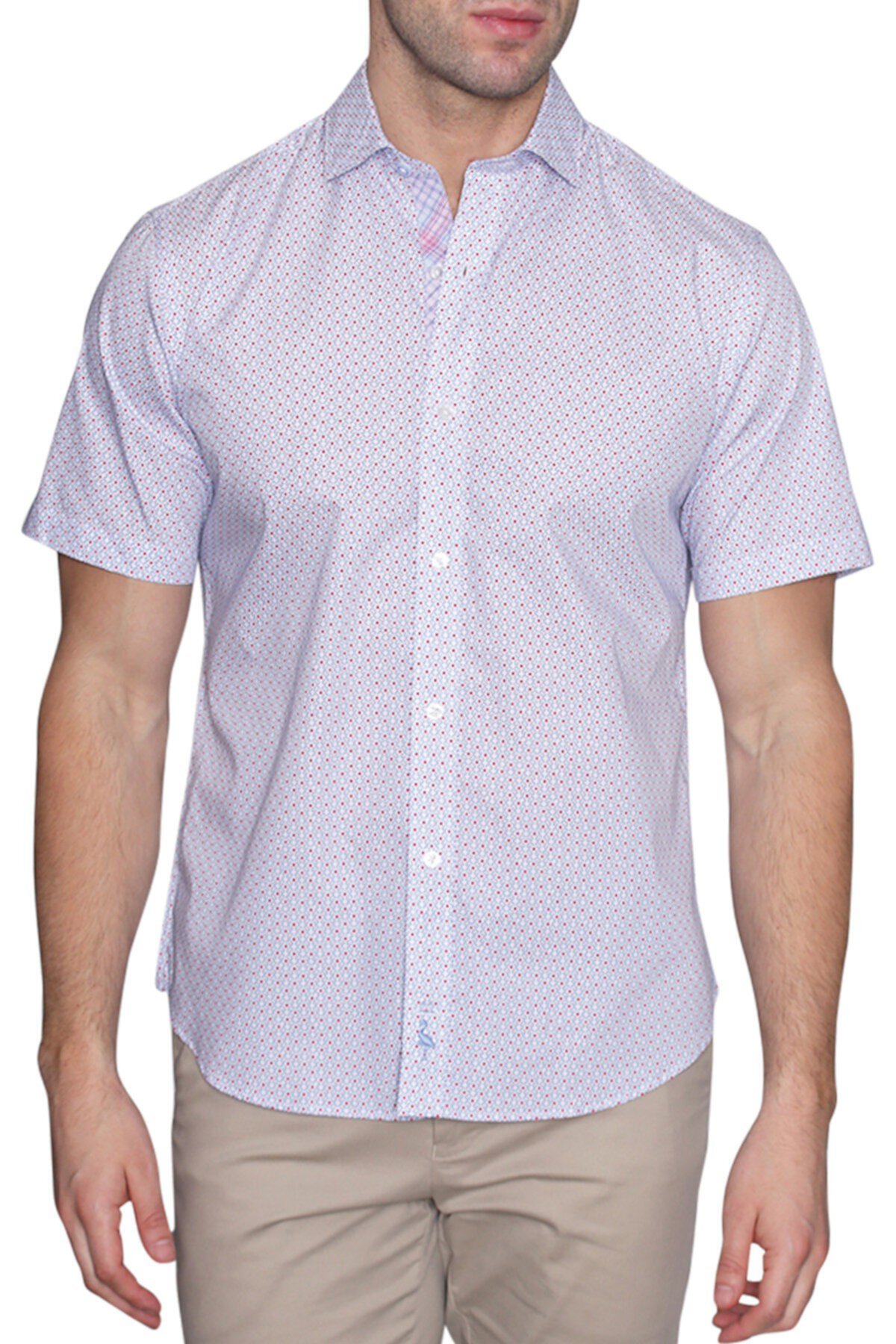 Рубашка классического кроя Mini с цветочным принтом TailorByrd