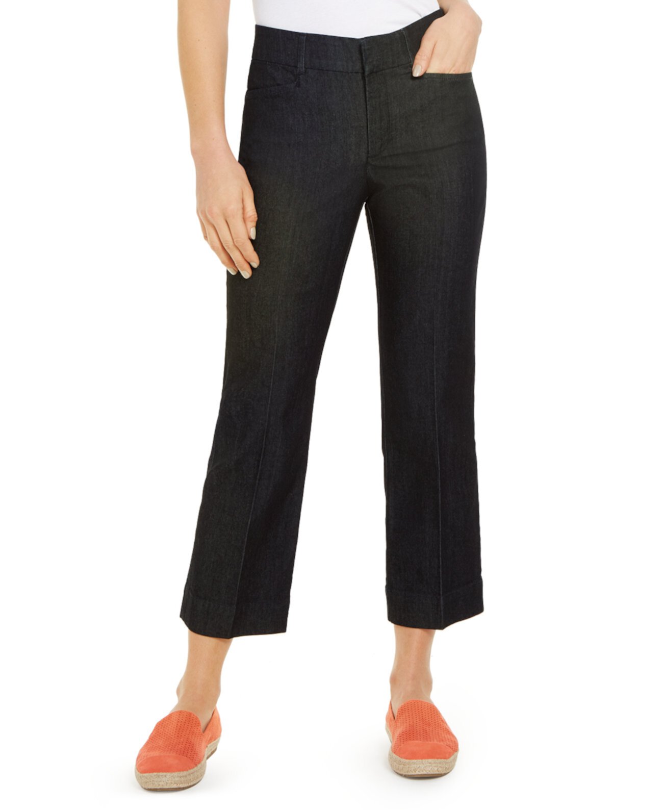 Укороченные прямые джинсы, созданные для Macy's Charter Club