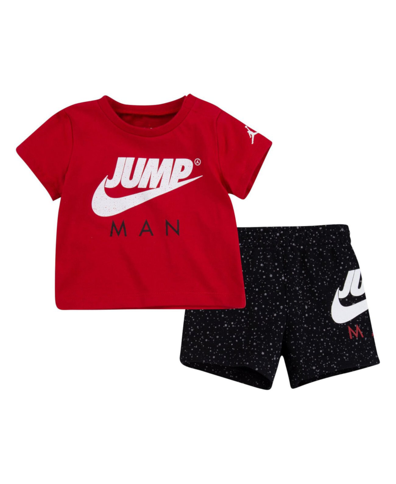 Комплект из футболки с короткими рукавами и шорт для маленьких мальчиков Jordan