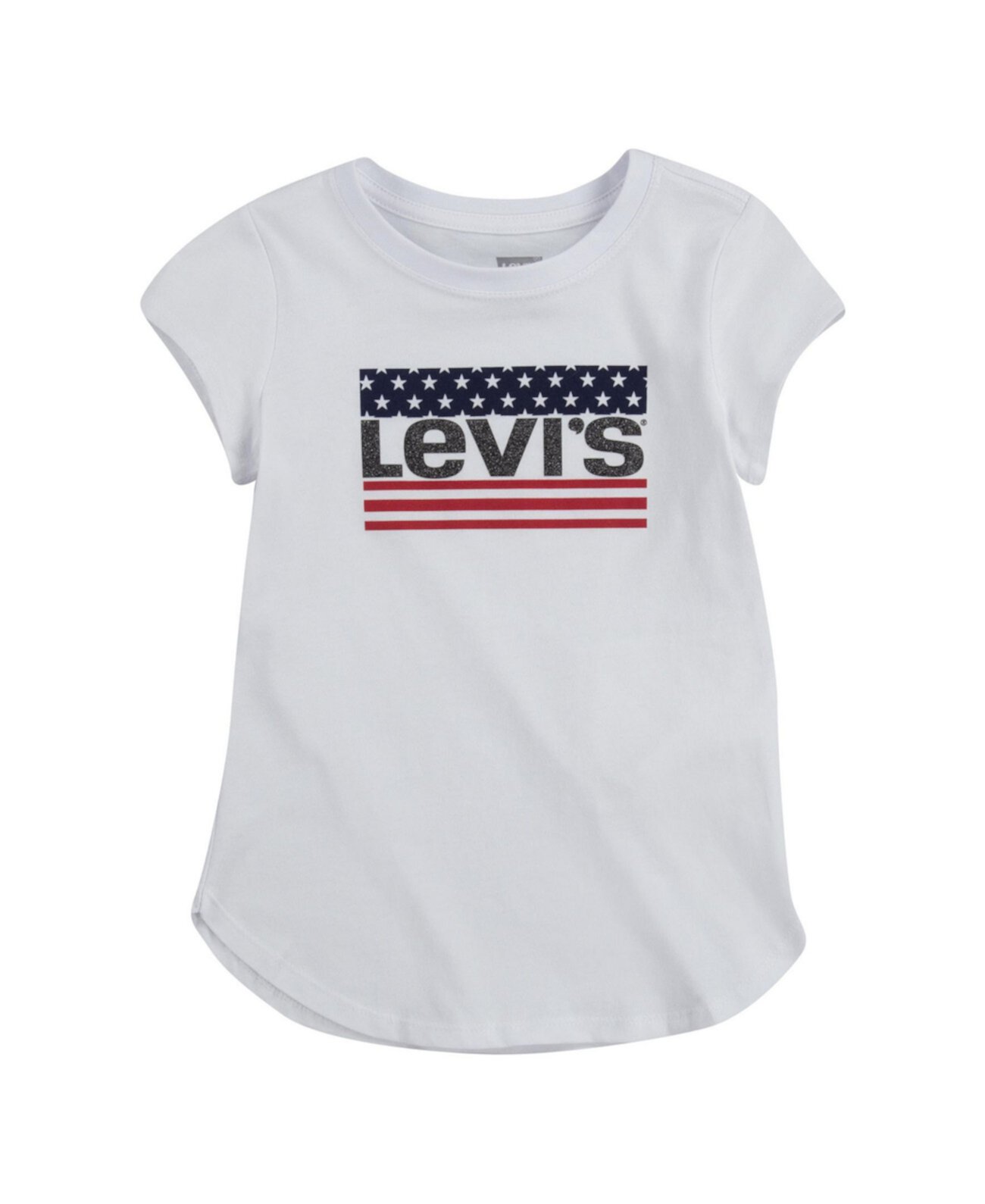 Футболка Little Girls Americana с логотипом Levi's®