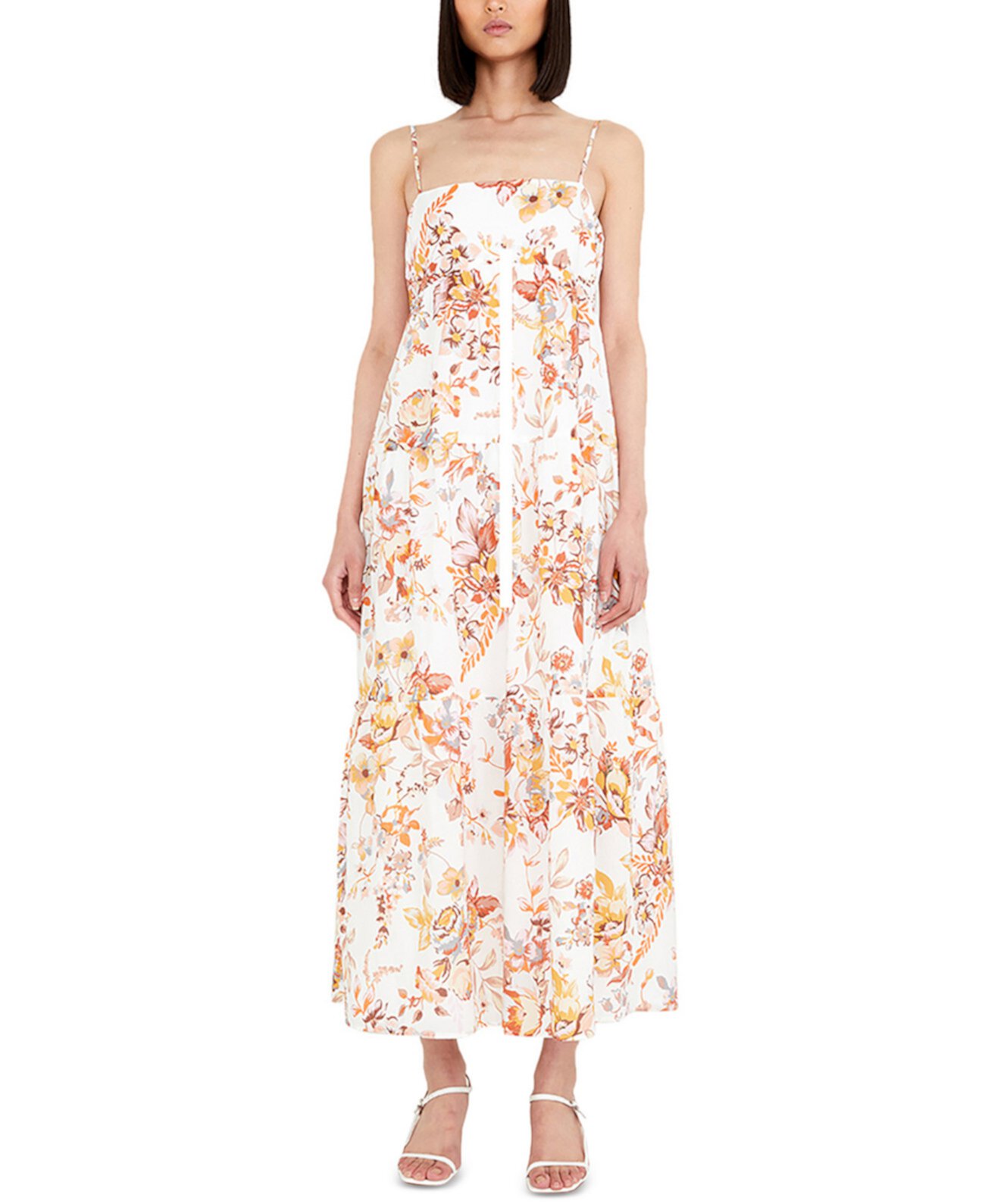 Платье трапециевидной формы с цветочным принтом Bardot