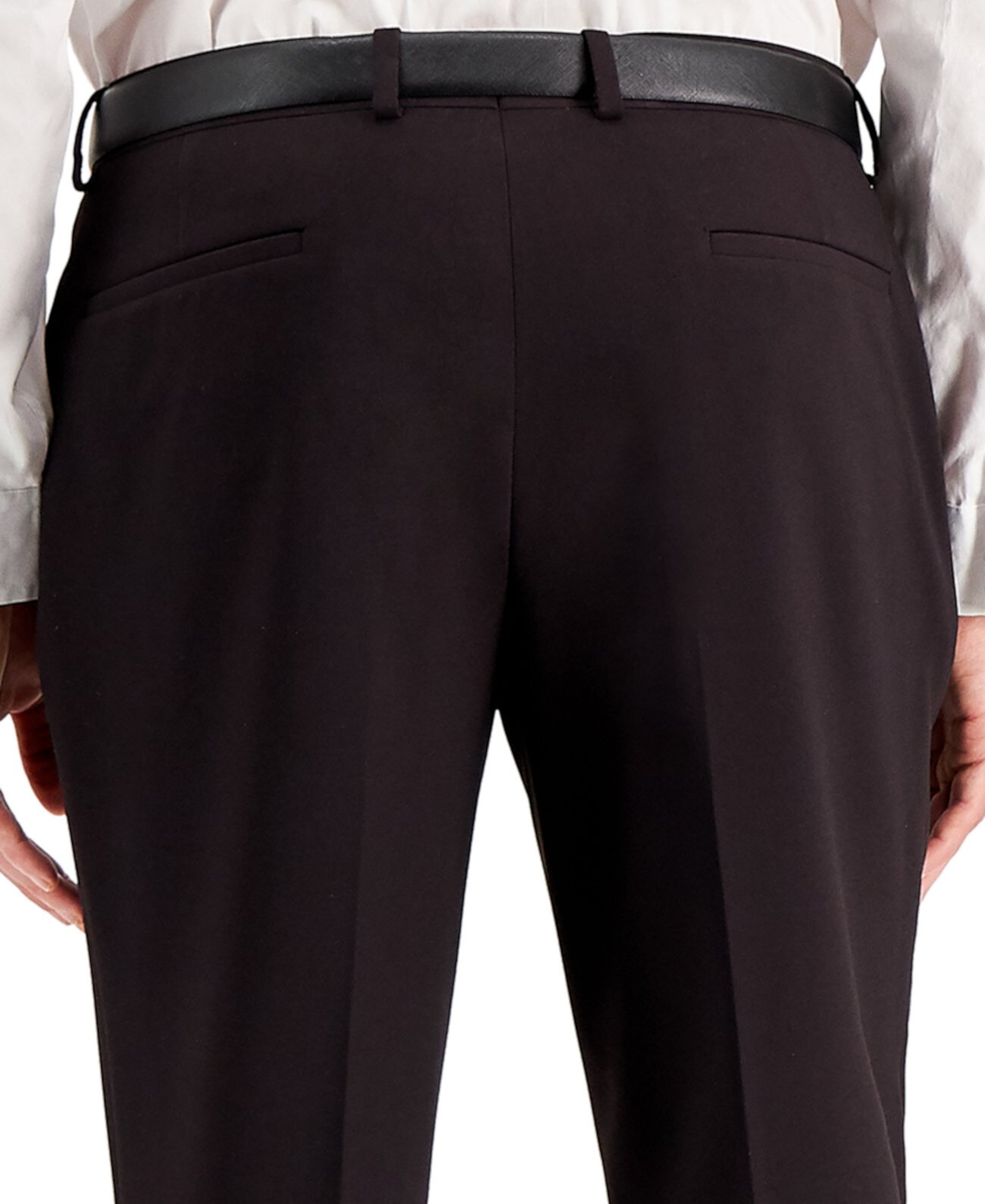 Мужские облегающие темно-красные однотонные брюки INC, созданные для Macy's I.N.C. International Concepts