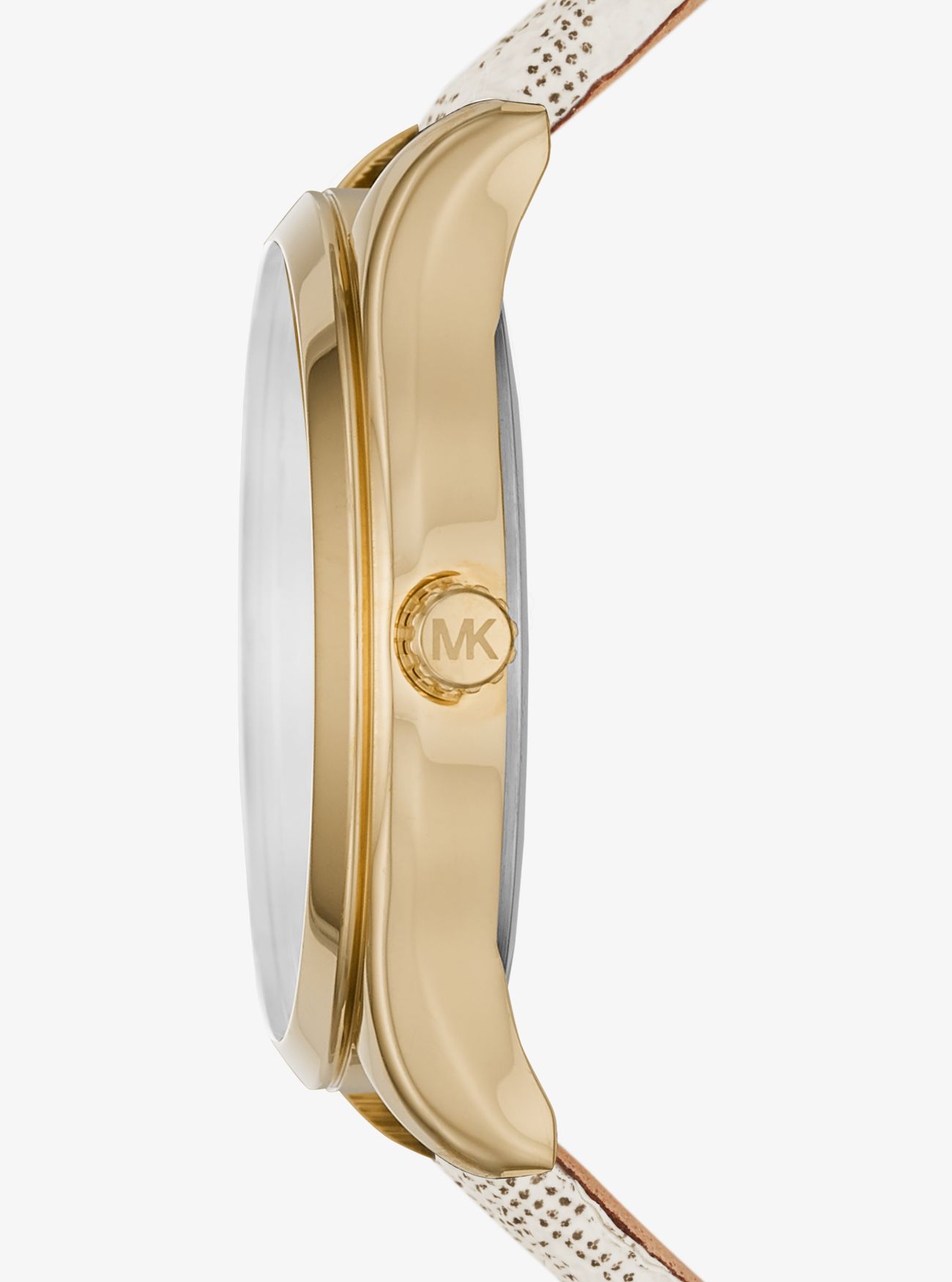 Логотип Mini Jaycie и золотые часы Michael Kors