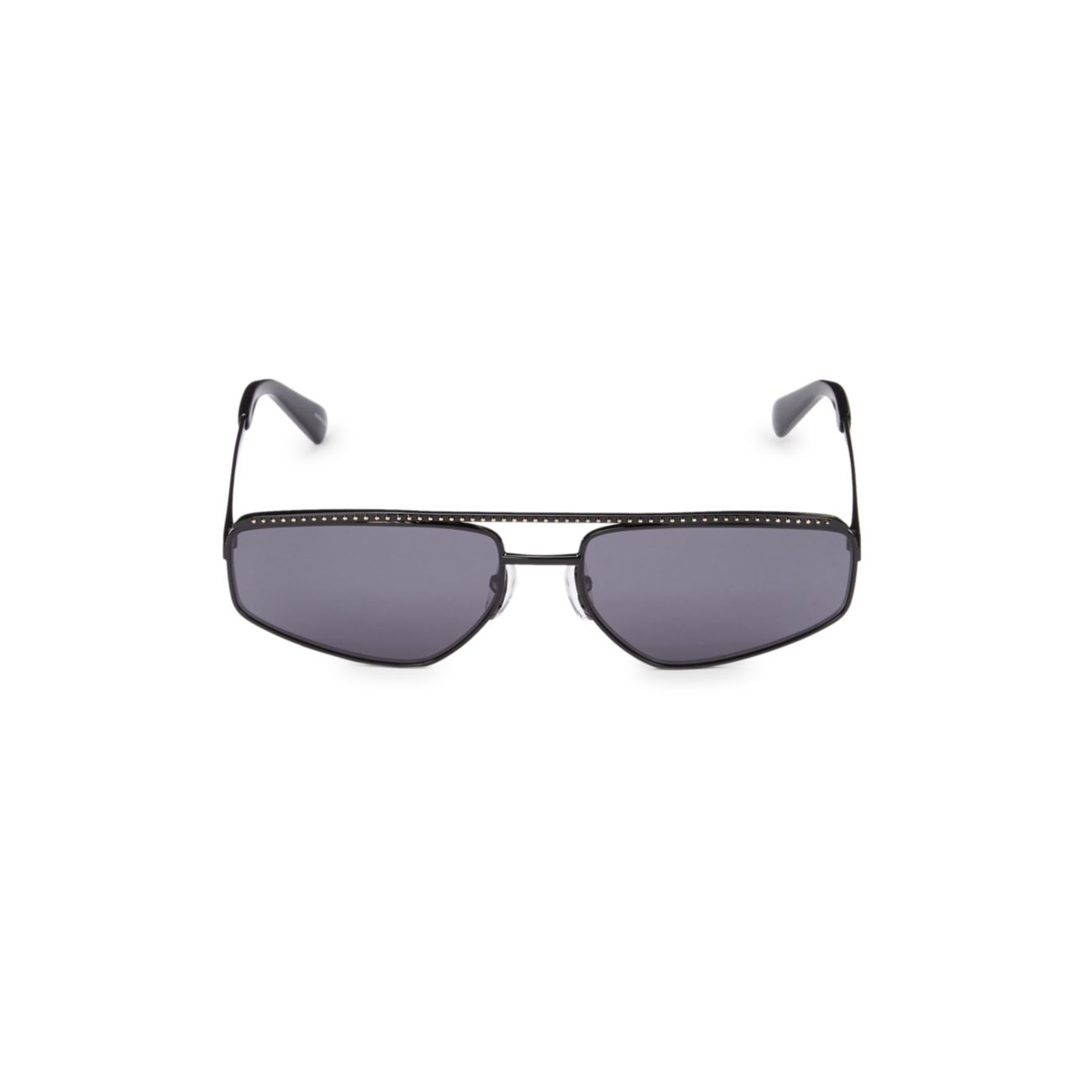 Солнцезащитные очки 59MM с геометрическим рисунком Moschino