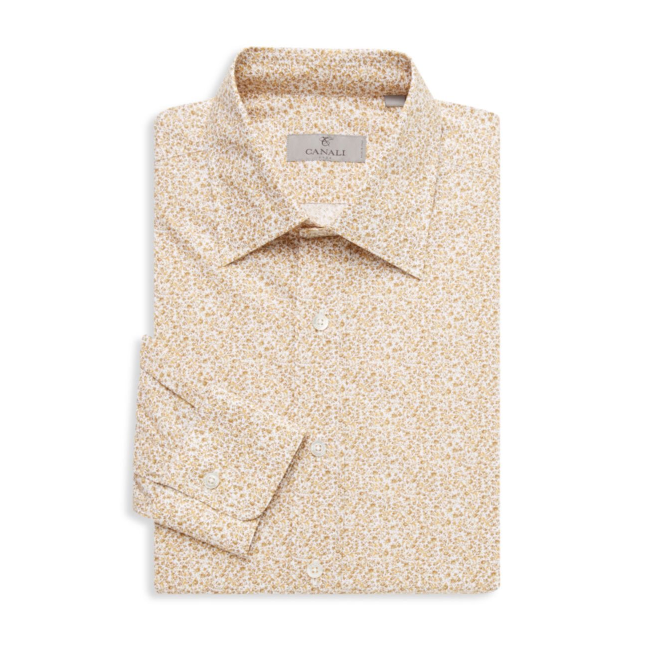 Современная классическая рубашка с цветочным принтом Canali