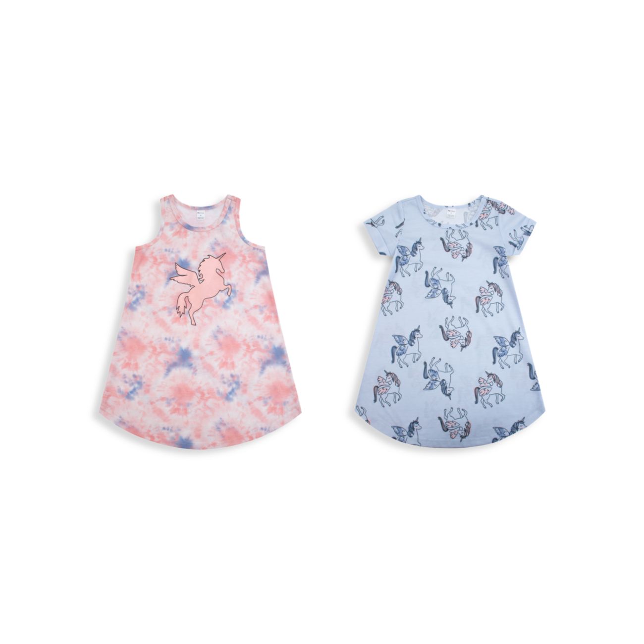 Маленькая девочка & amp; Комплект ночной рубашки для девочек из 2 предметов Unicorn Squad Petit Lem