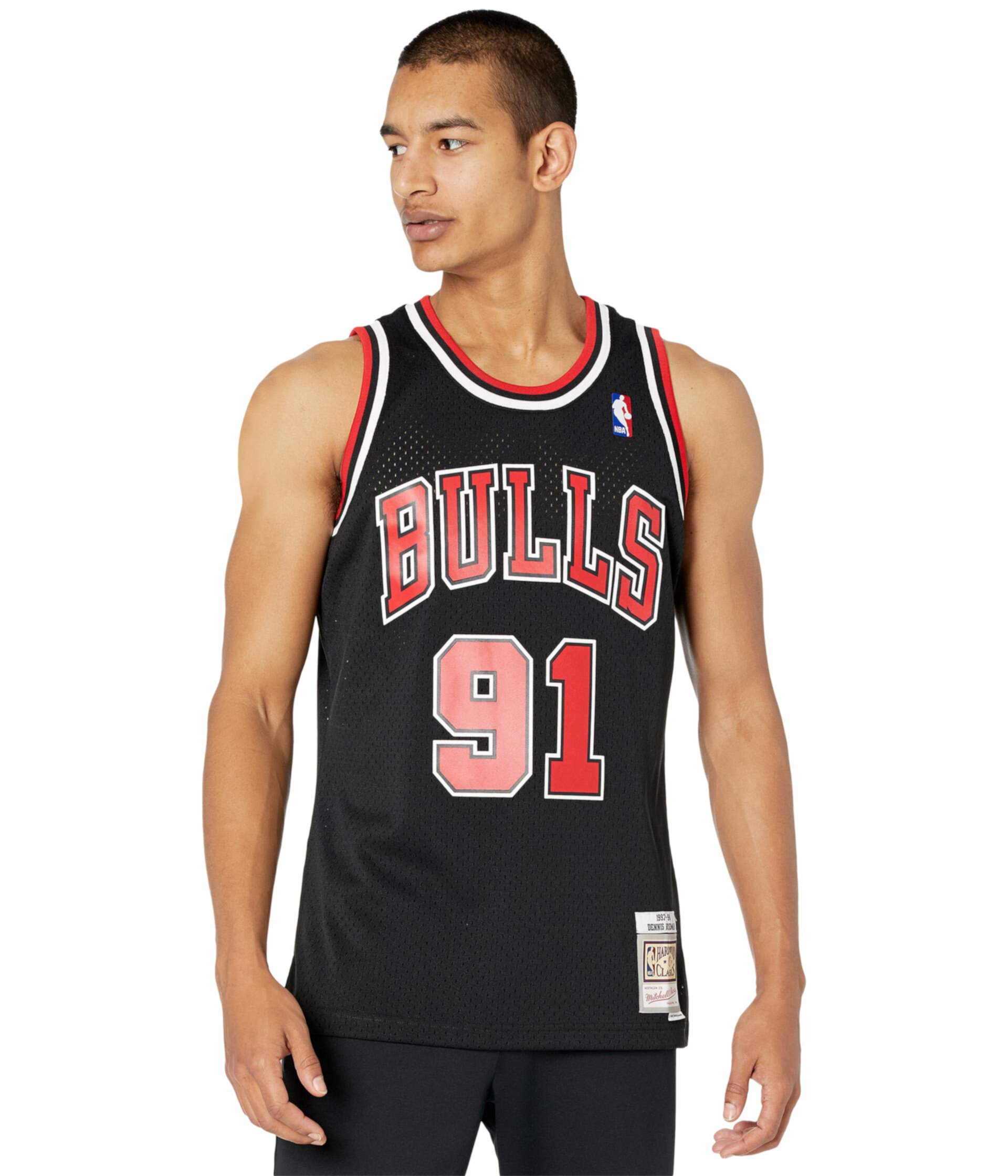 NBA Swingman Alternate Jersey Bulls 97 Деннис Родман Mitchell & Ness
