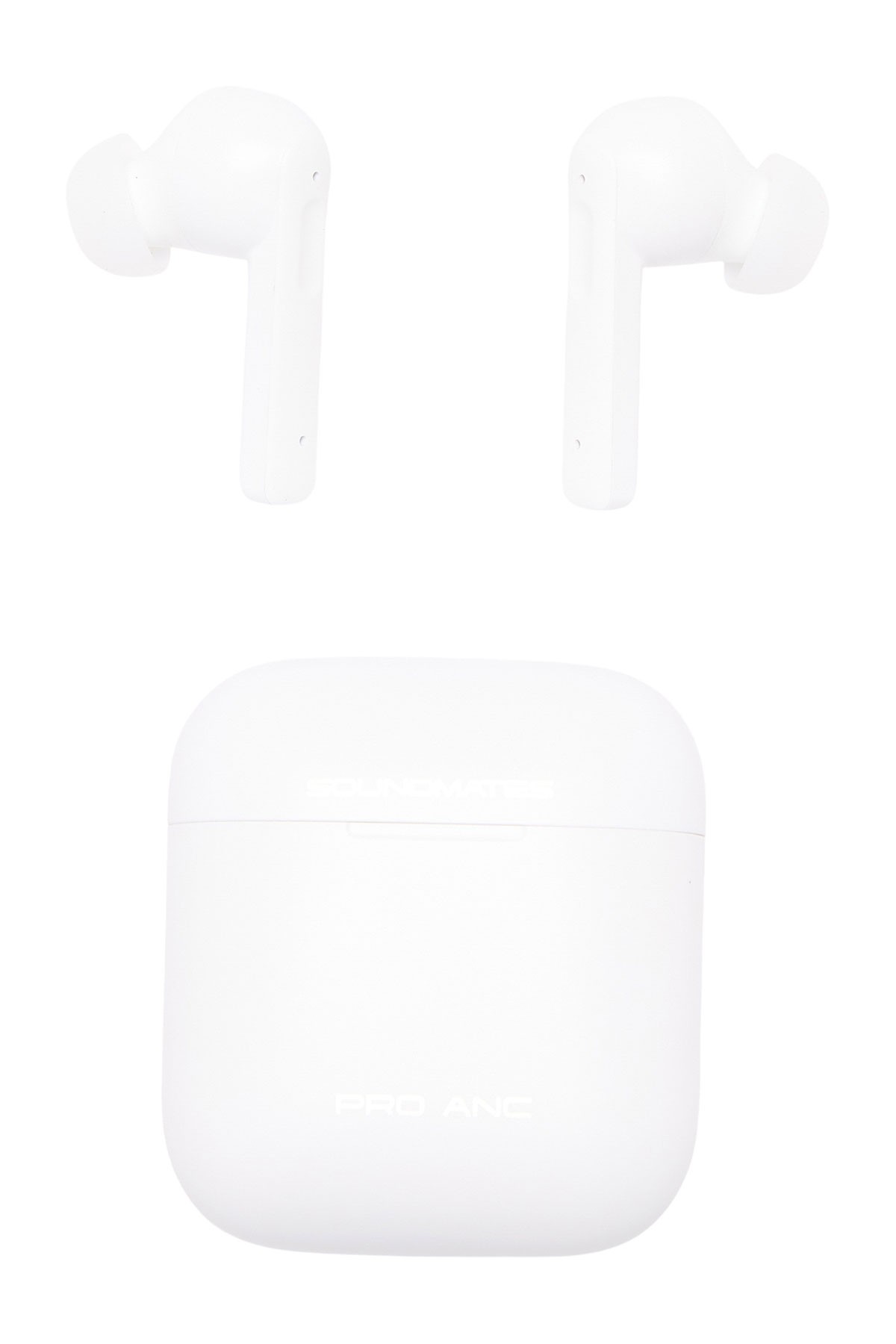 Стереозвук Hi-Def Bluetooth 5.0 и белые беспроводные наушники с активным шумоподавлением Tzumi