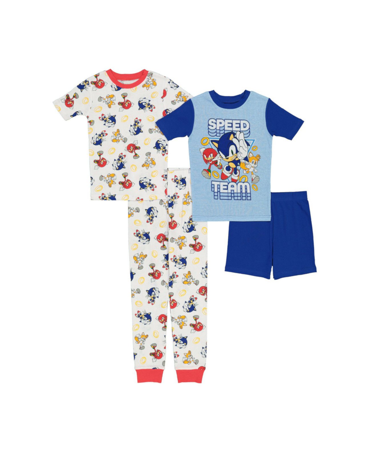 Хлопковая пижама из 4 предметов Little Boys Sonic