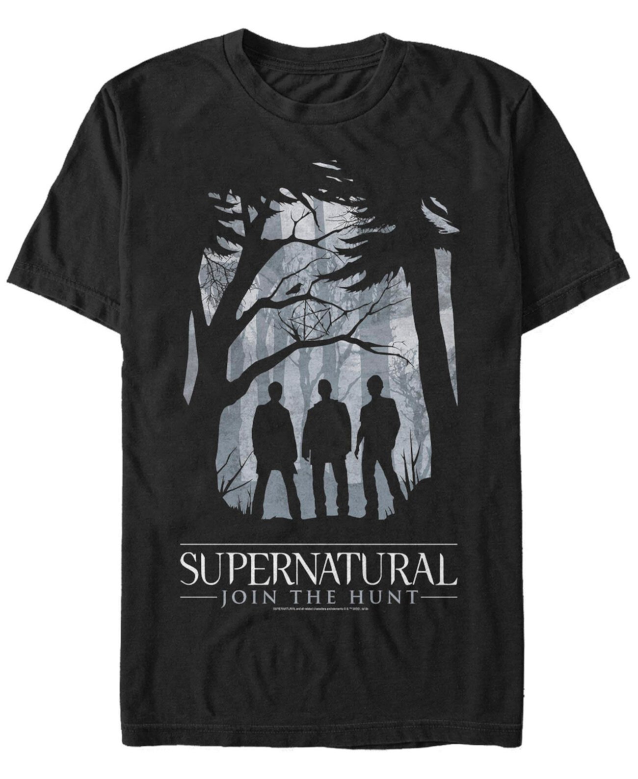 Мужская футболка с короткими рукавами Supernatural Dark Forest Poster FIFTH SUN