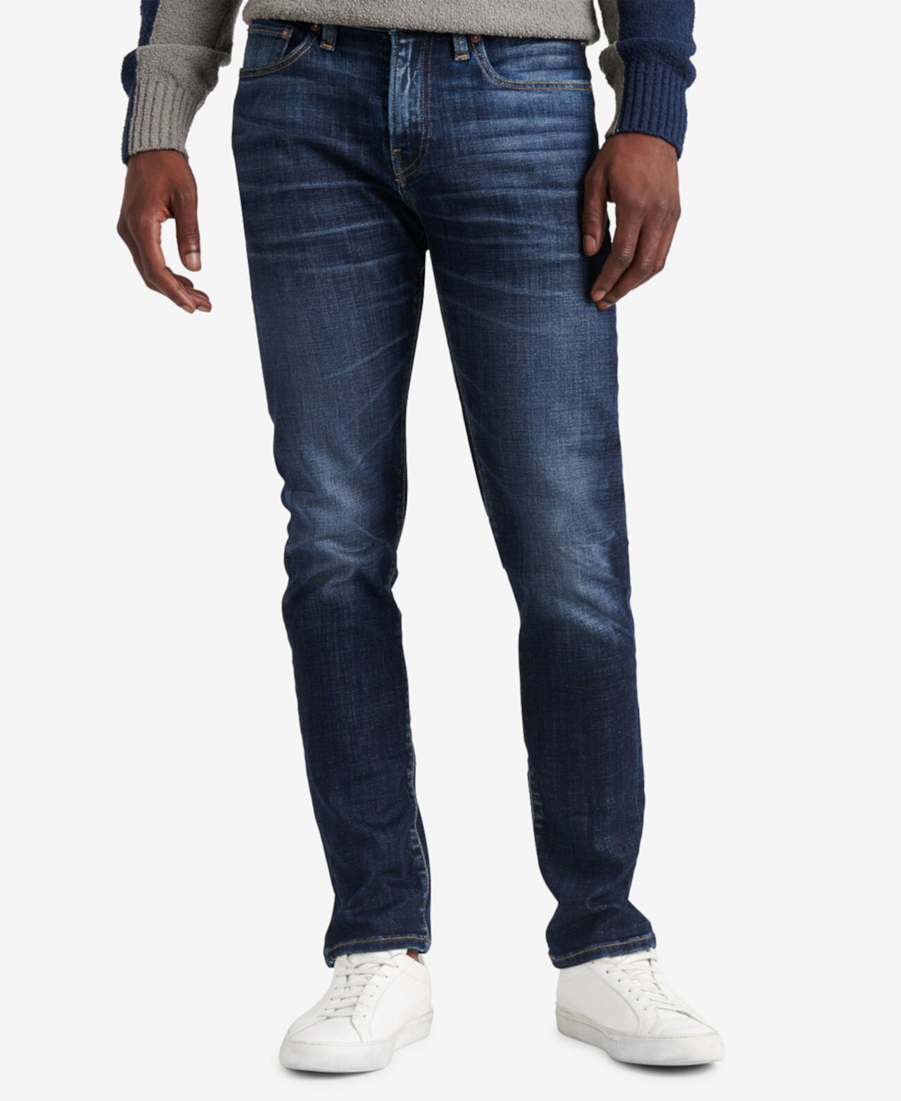 Мужские Джинсы skinny Lucky Brand 410 Athletic Straight Lucky Brand