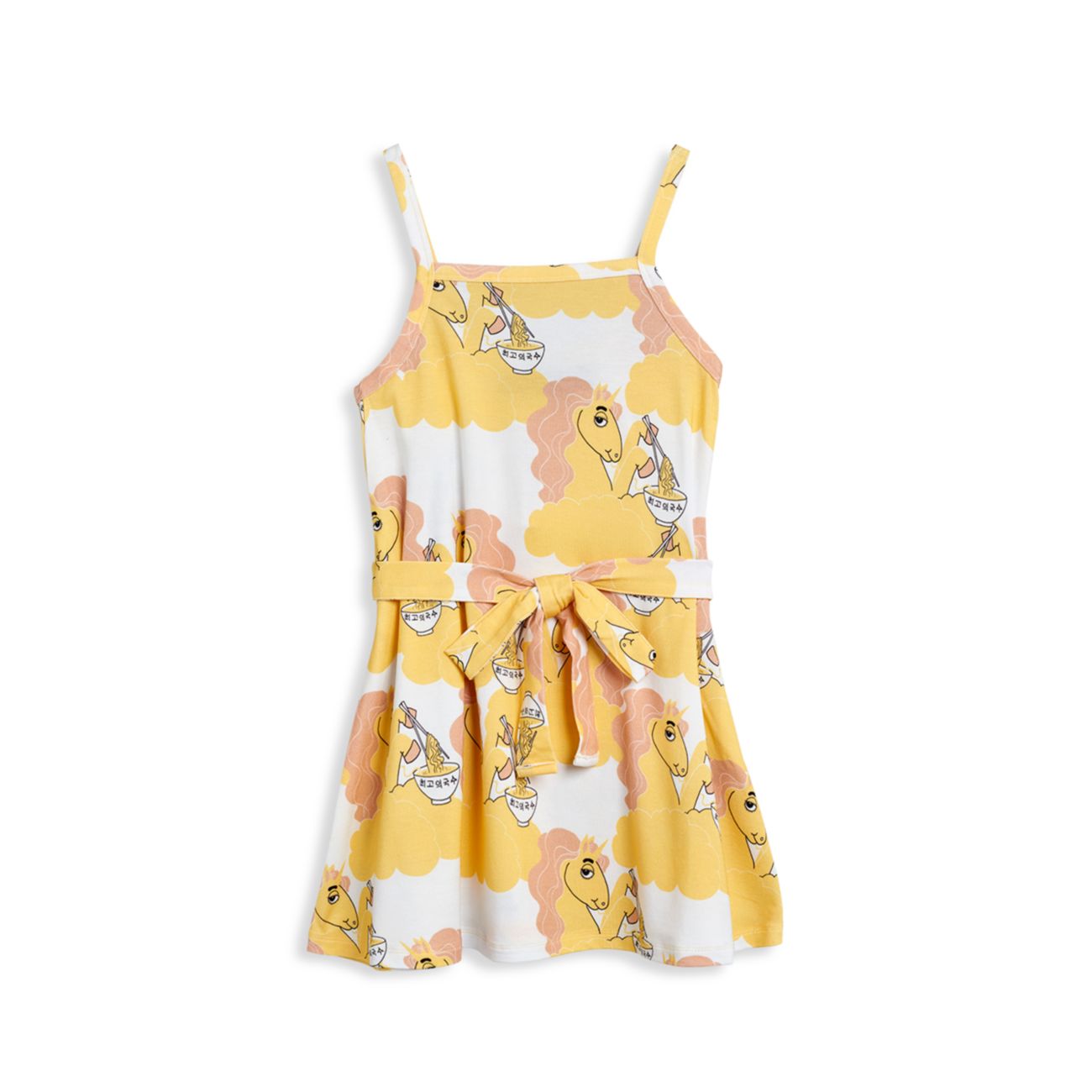 Платье с лапшой с единорогом для маленьких девочек и девочек Mini rodini