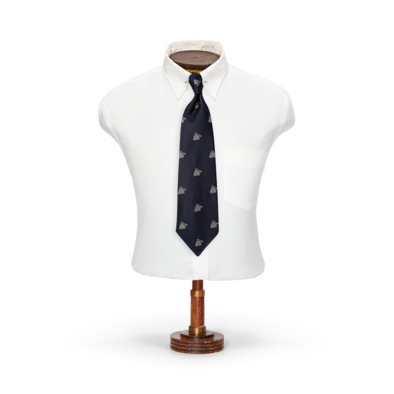 Размер галстука из шелкового жаккарда со шлейфом RRL ручной работы Ralph Lauren