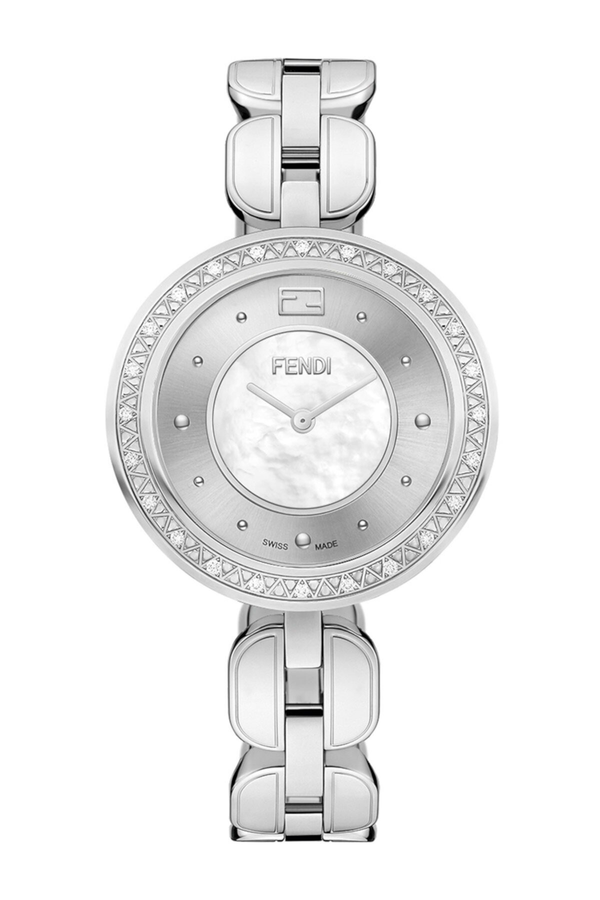 Женские часы-браслет с бриллиантами, 36 мм - 0,23 карата FENDI