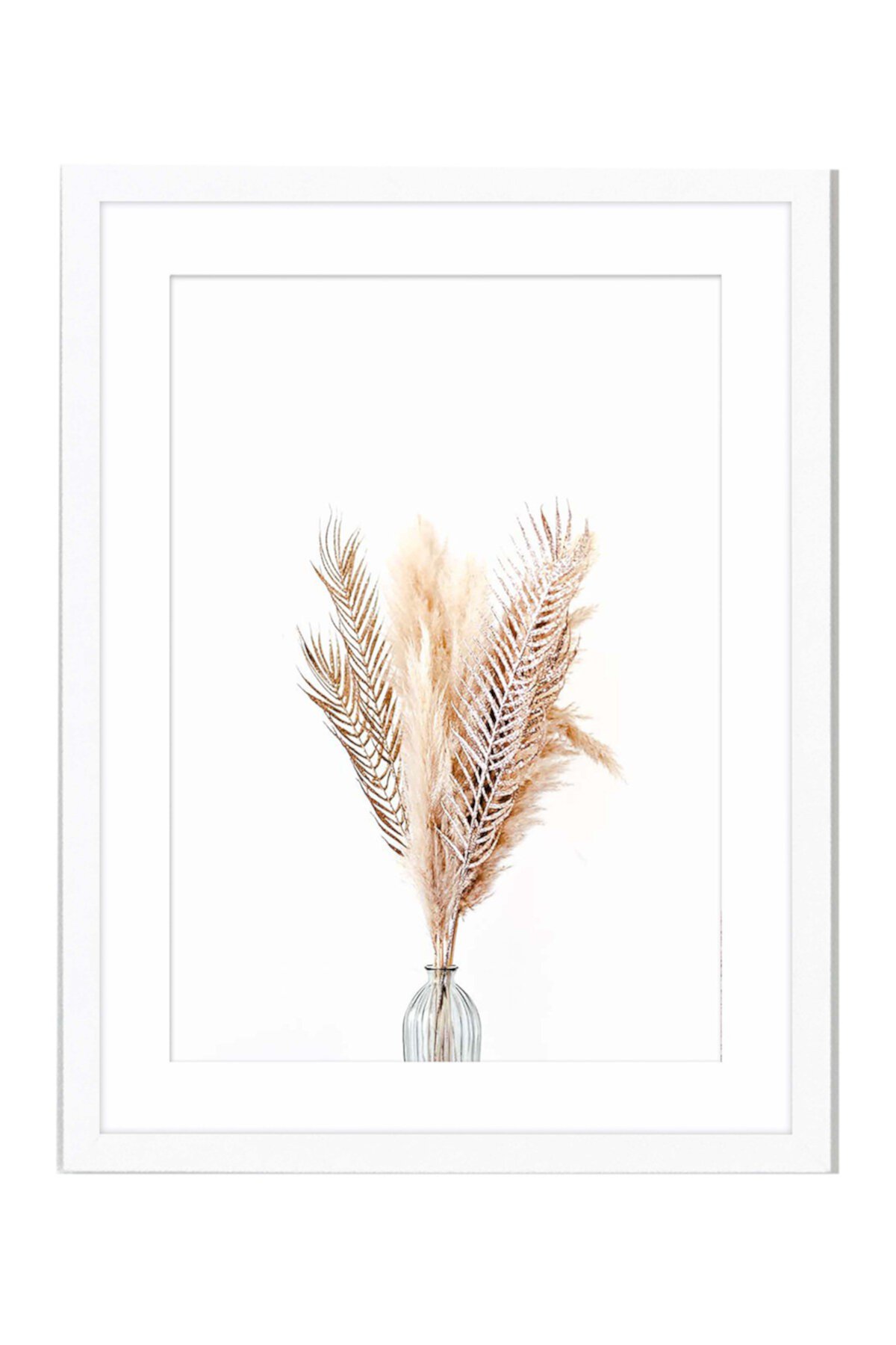 Бутылочная пшеница в рамке и матированном искусстве PTM Images