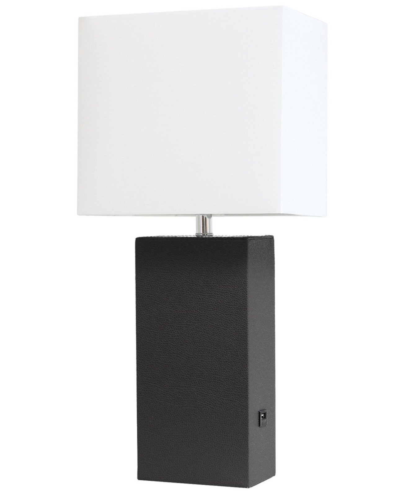 Современная кожаная настольная лампа с USB-портом Elegant Designs