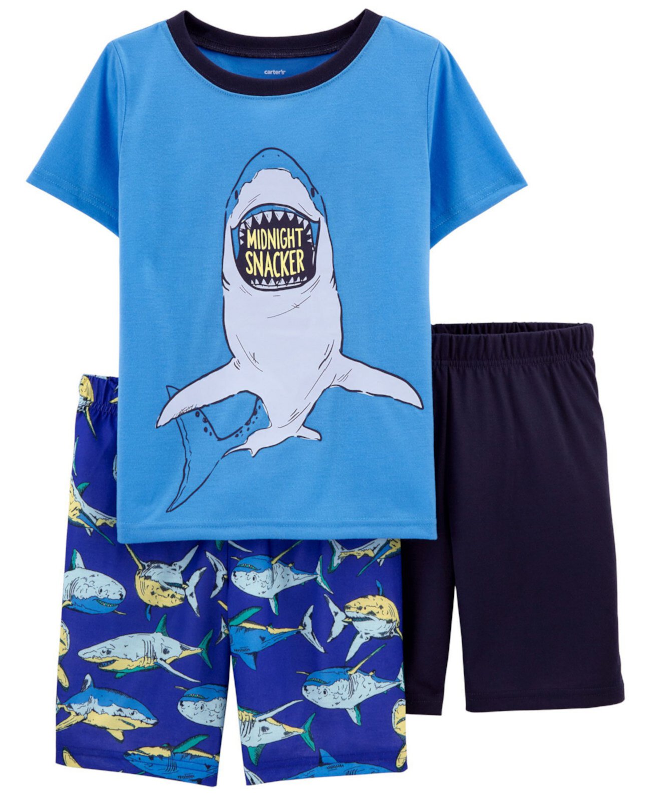 Пижамы свободного кроя Little Boys Shark, 3 шт. Carter's