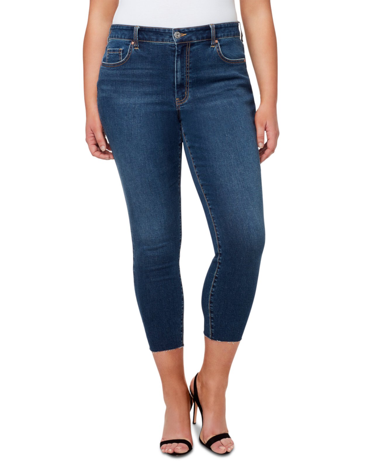 Модные джинсы скинни до щиколотки Adored больших размеров Jessica Simpson