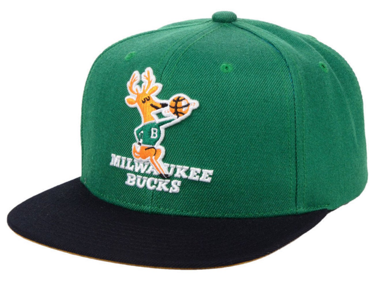 Классическая бейсболка Milwaukee Bucks 2 Tone Mitchell & Ness
