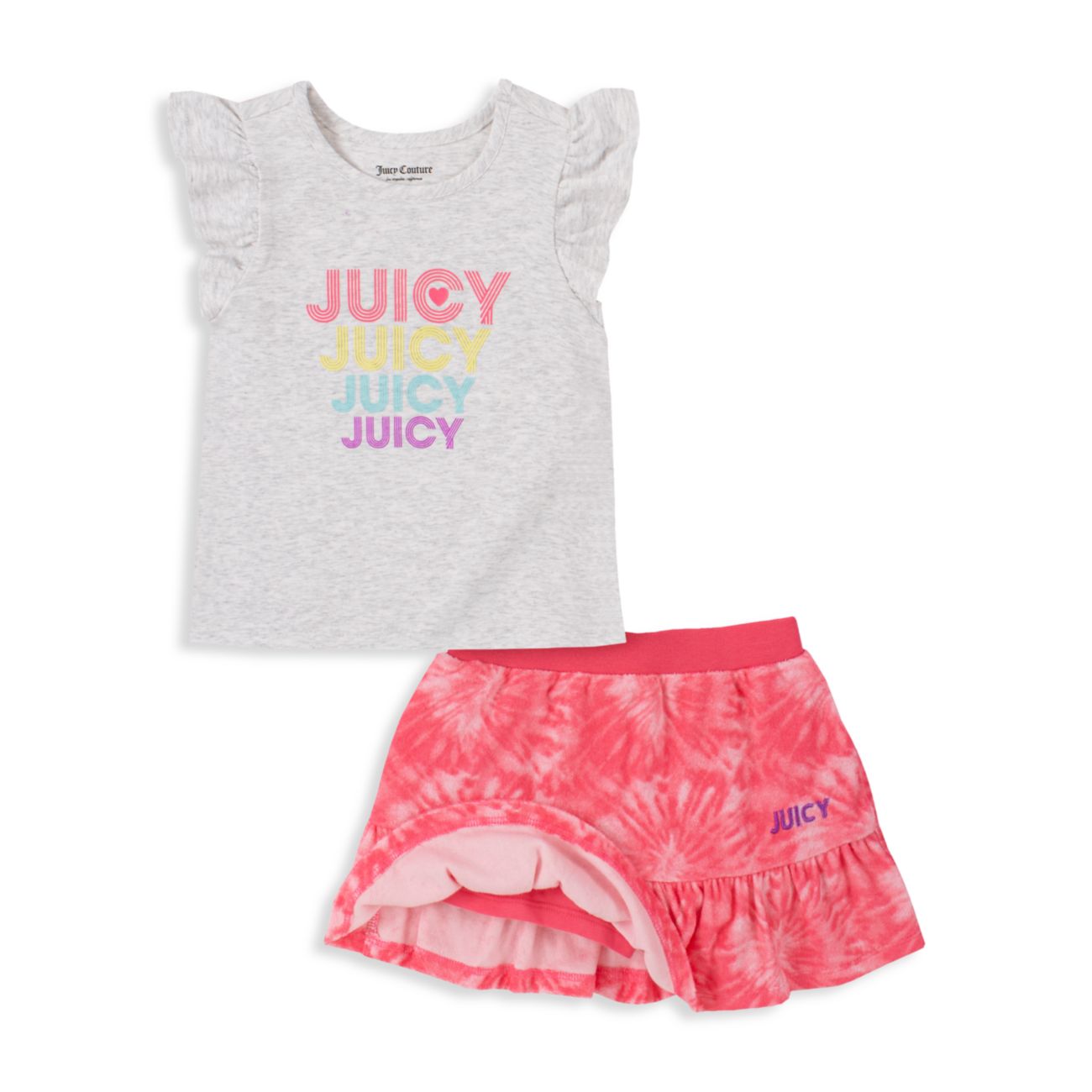 Двухкомпонентный топ и amp; Комплект шорты Juicy Couture