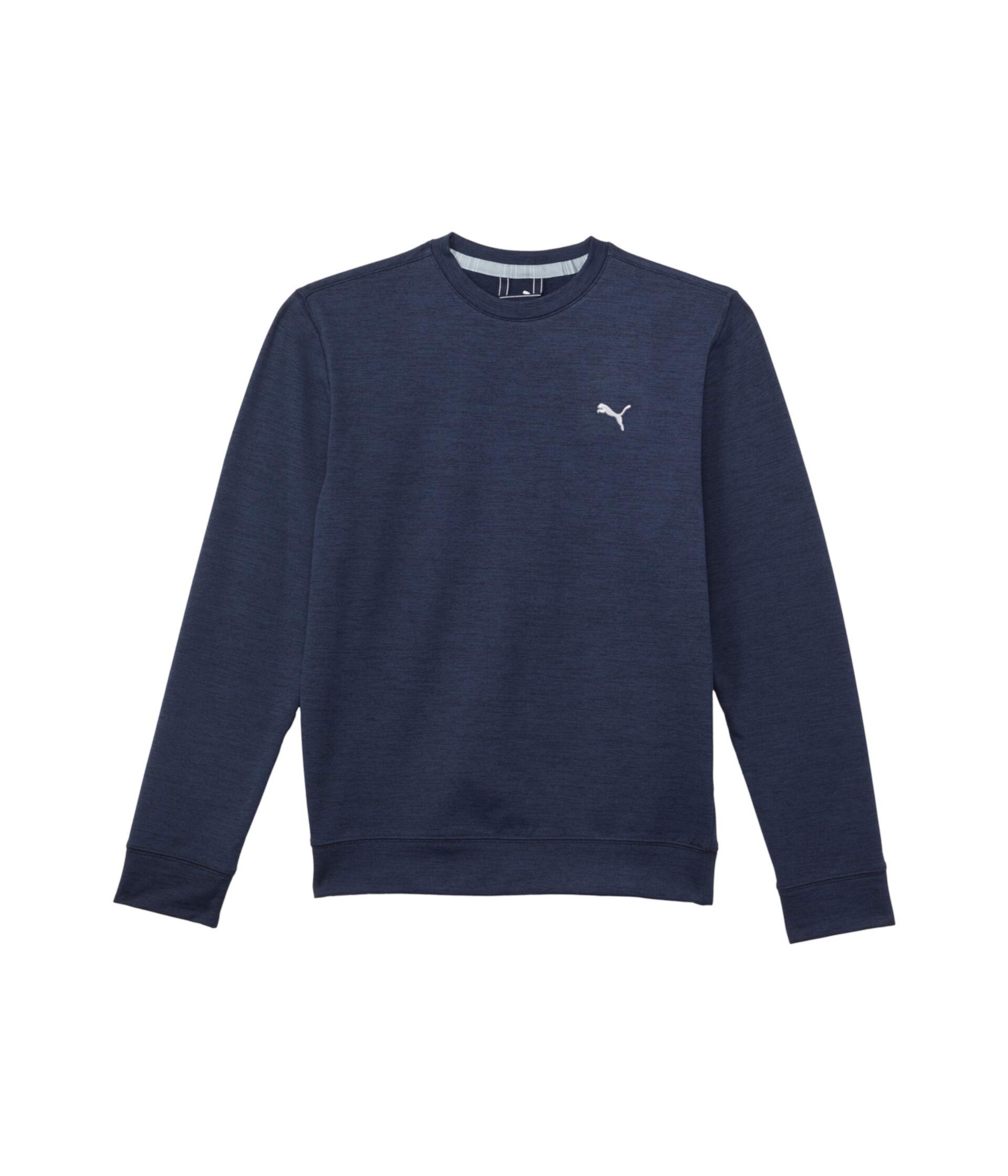 Детская футболка с длинным рукавом PUMA Golf Cloudspun Crew Neck с технологией отвода влаги PUMA Golf Kids