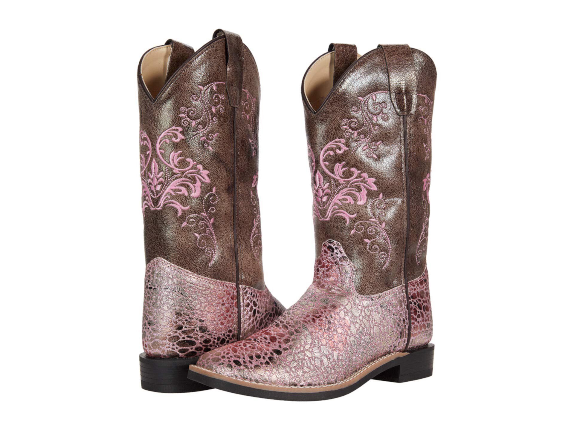 Antique Pink (Большой ребенок) Old West Kids Boots