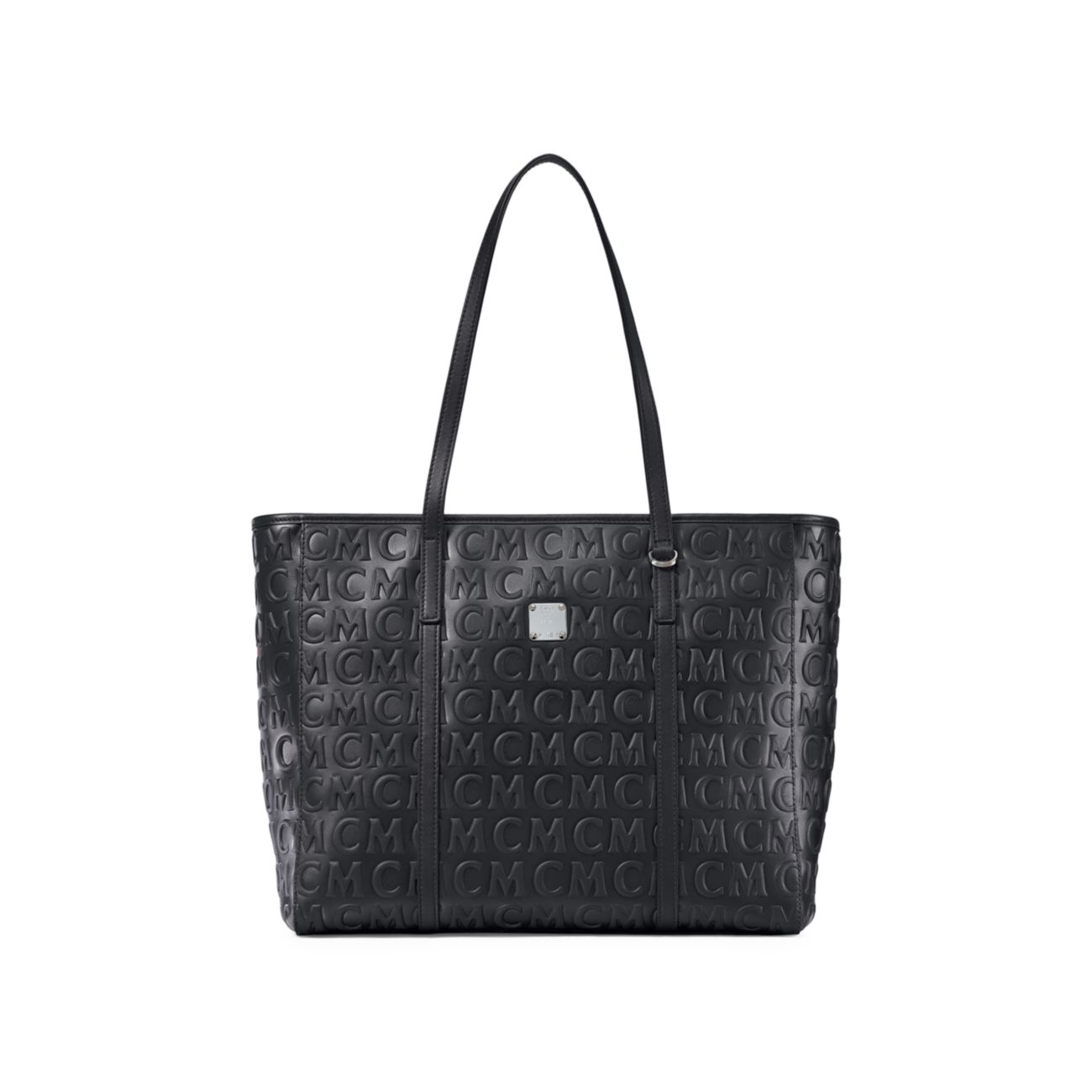 Кожаная сумка-шоппер Toni среднего размера с монограммой MCM