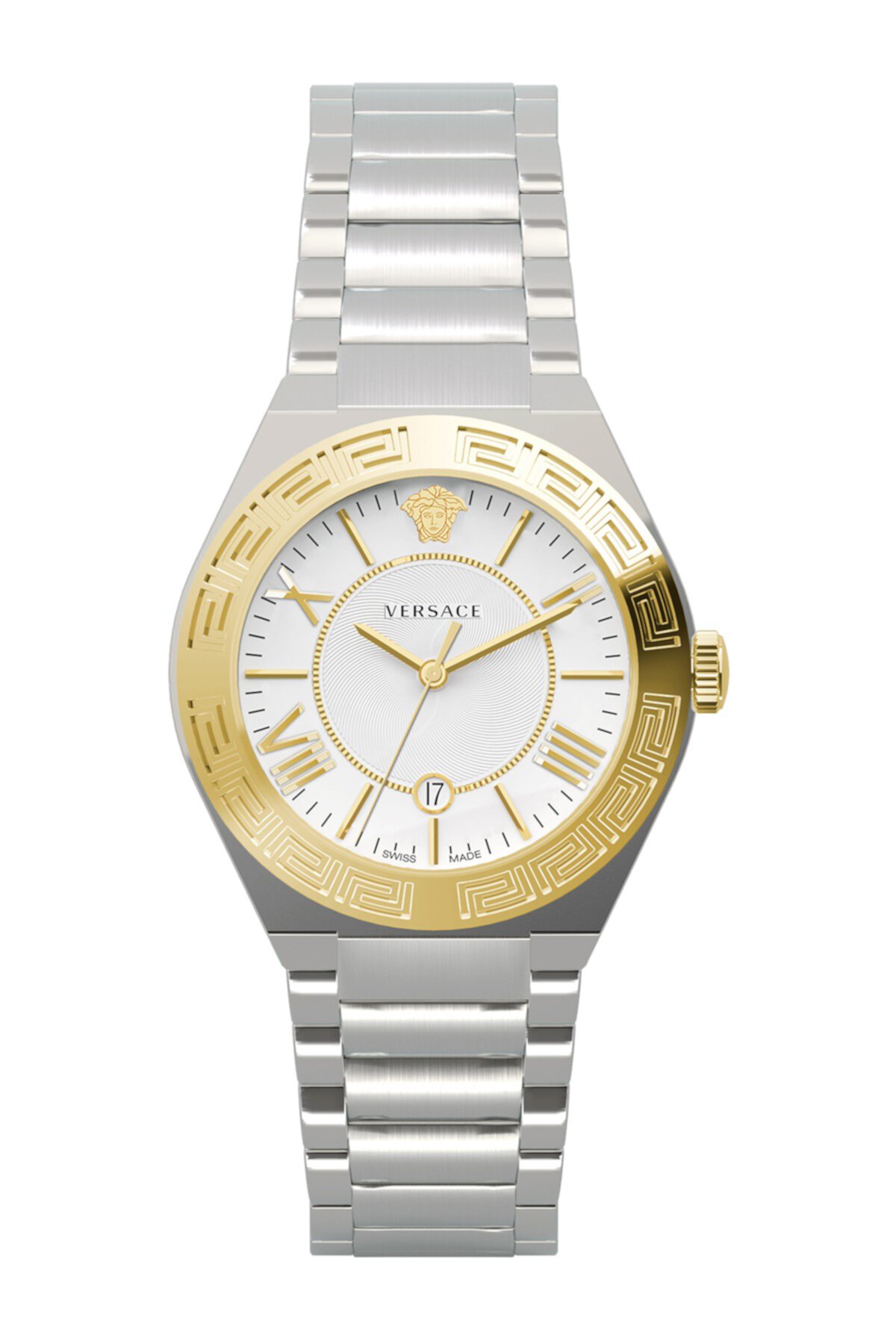 Двухцветные женские часы-браслет, 34 мм Versace