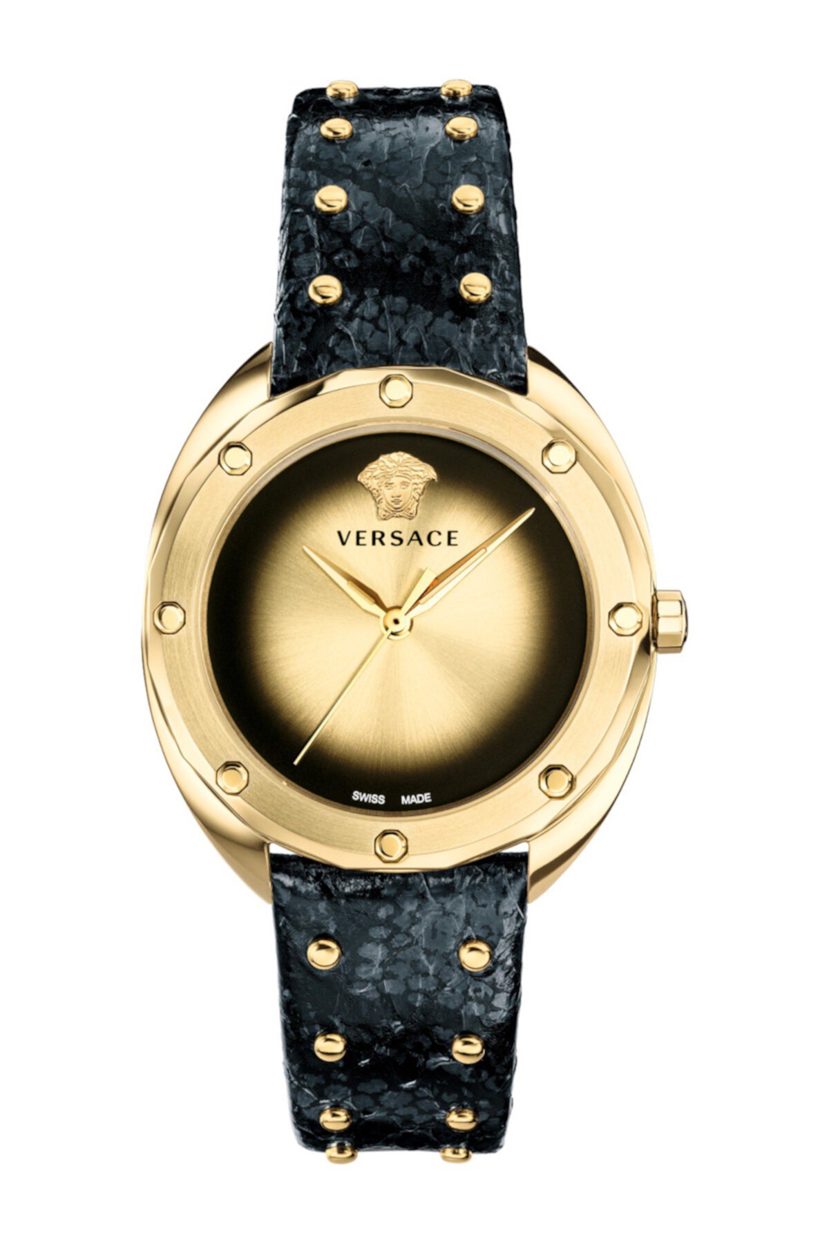 Часы Shardov с подлинным ремешком из змеиной кожи, 38 мм Versace