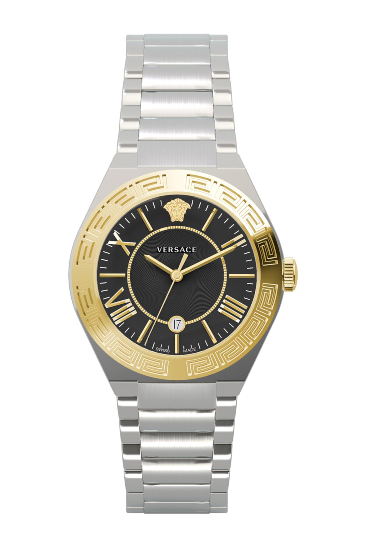 Двухцветные женские часы-браслет, 34 мм Versace