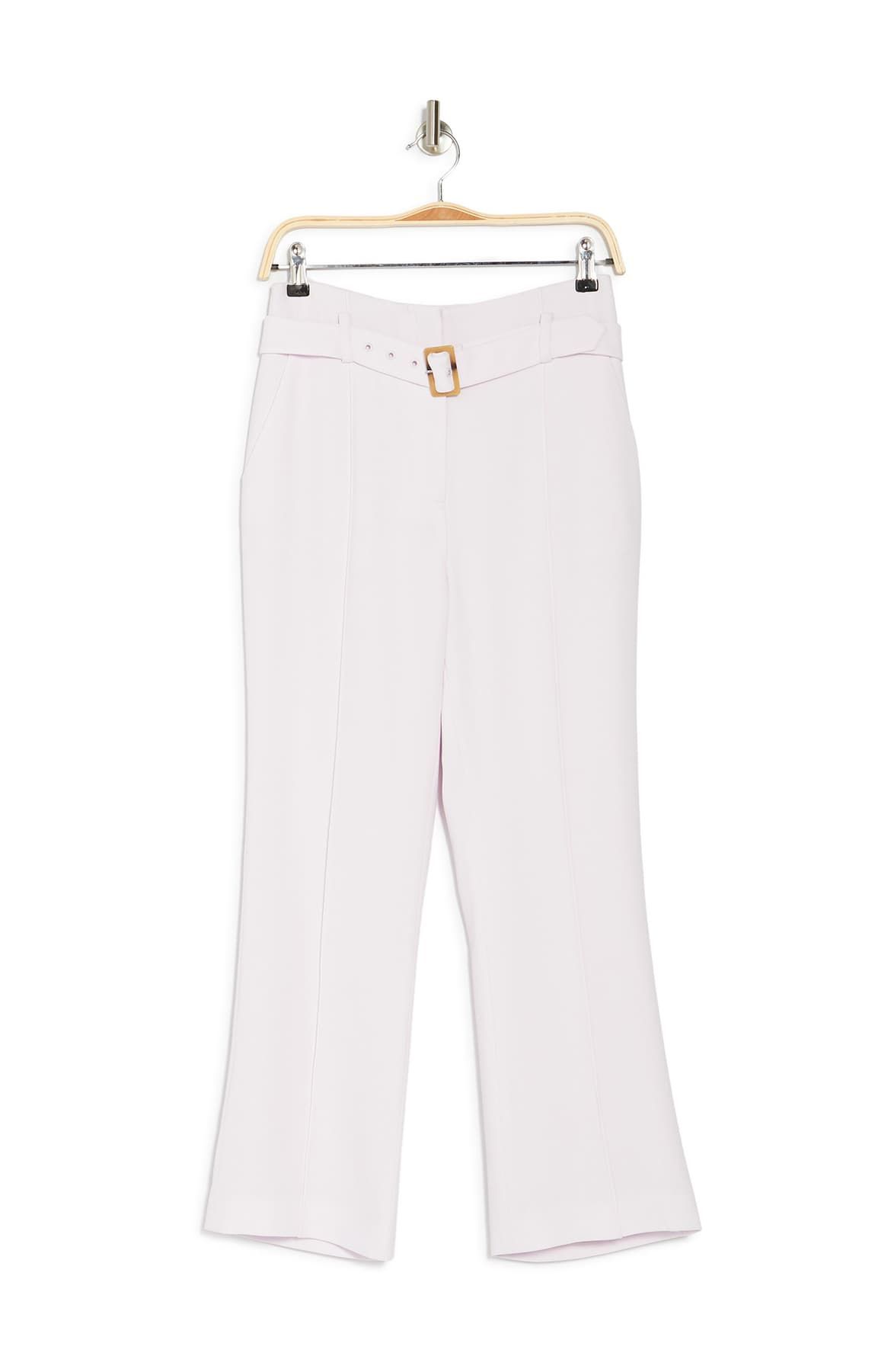 Укороченные креповые брюки с высокой талией Florence с поясом Jonathan Simkhai