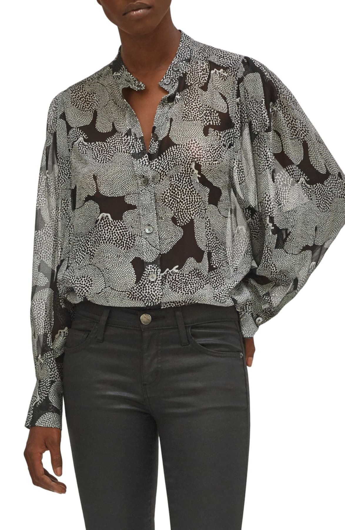 Абстрактная шелковая блуза Chayce EQUIPMENT