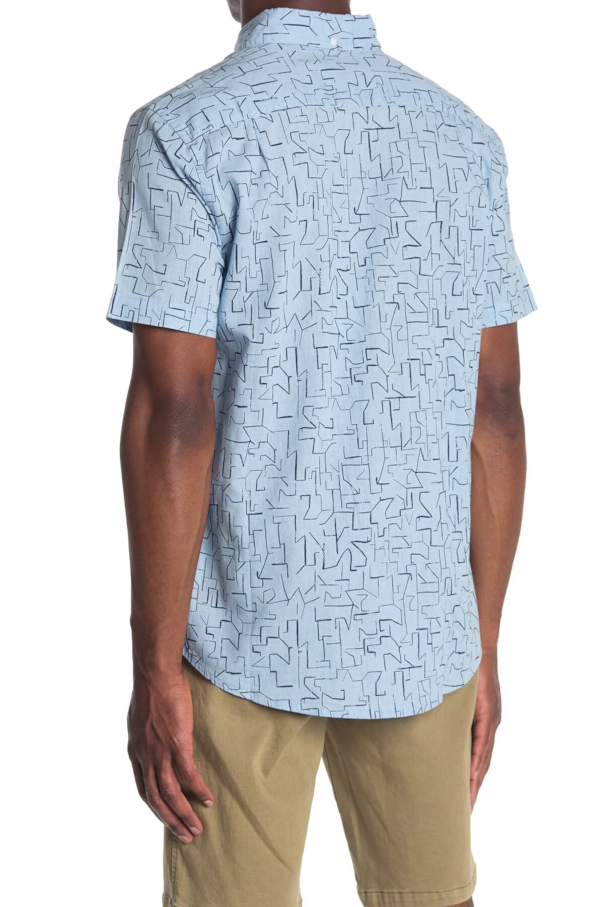 Рубашка из смесового льна стандартного кроя Jack Onia