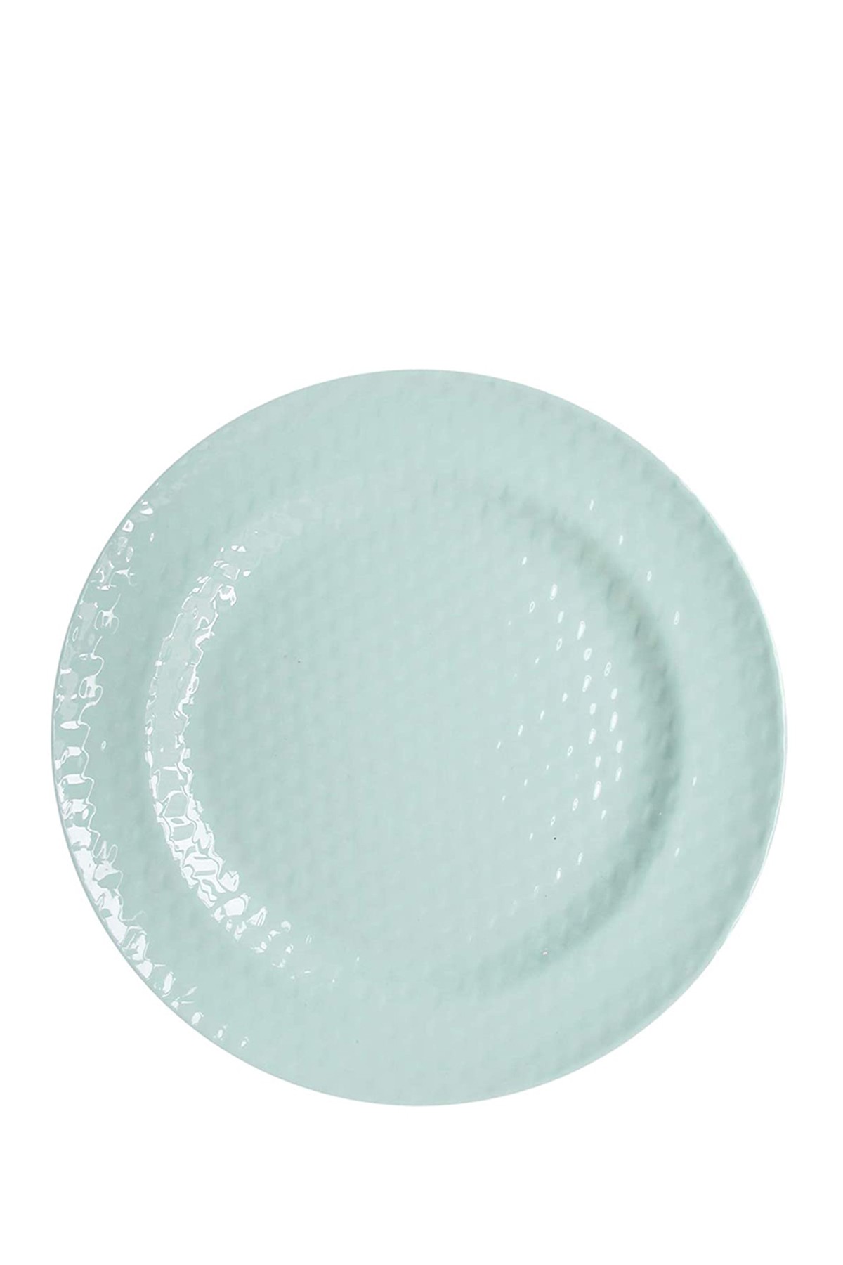 Небьющаяся меламиновая голубая тарелка для столовой и уличной посуды - набор из 4 шт. Trina Turk