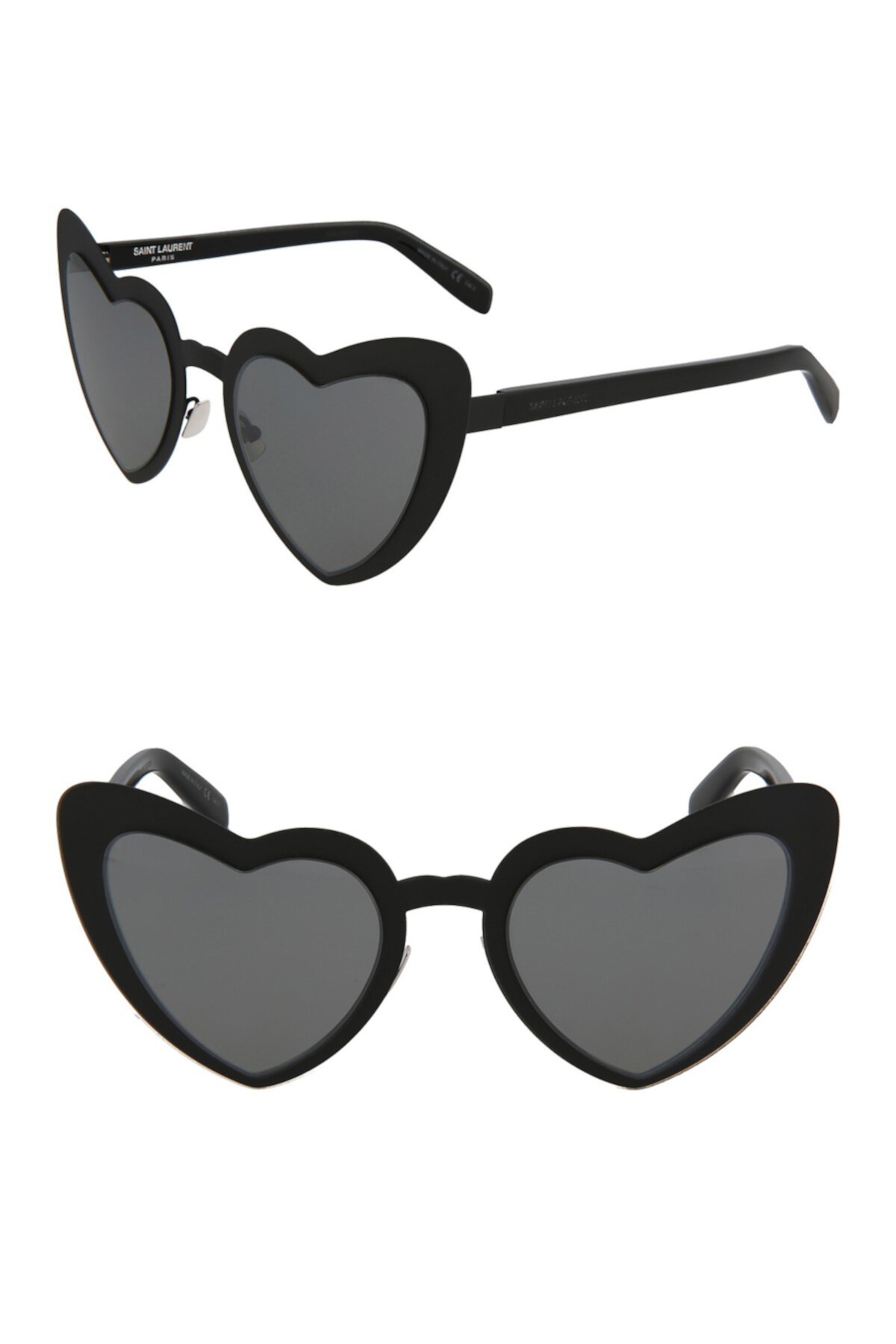 Солнцезащитные очки в форме сердца 55 мм Saint Laurent