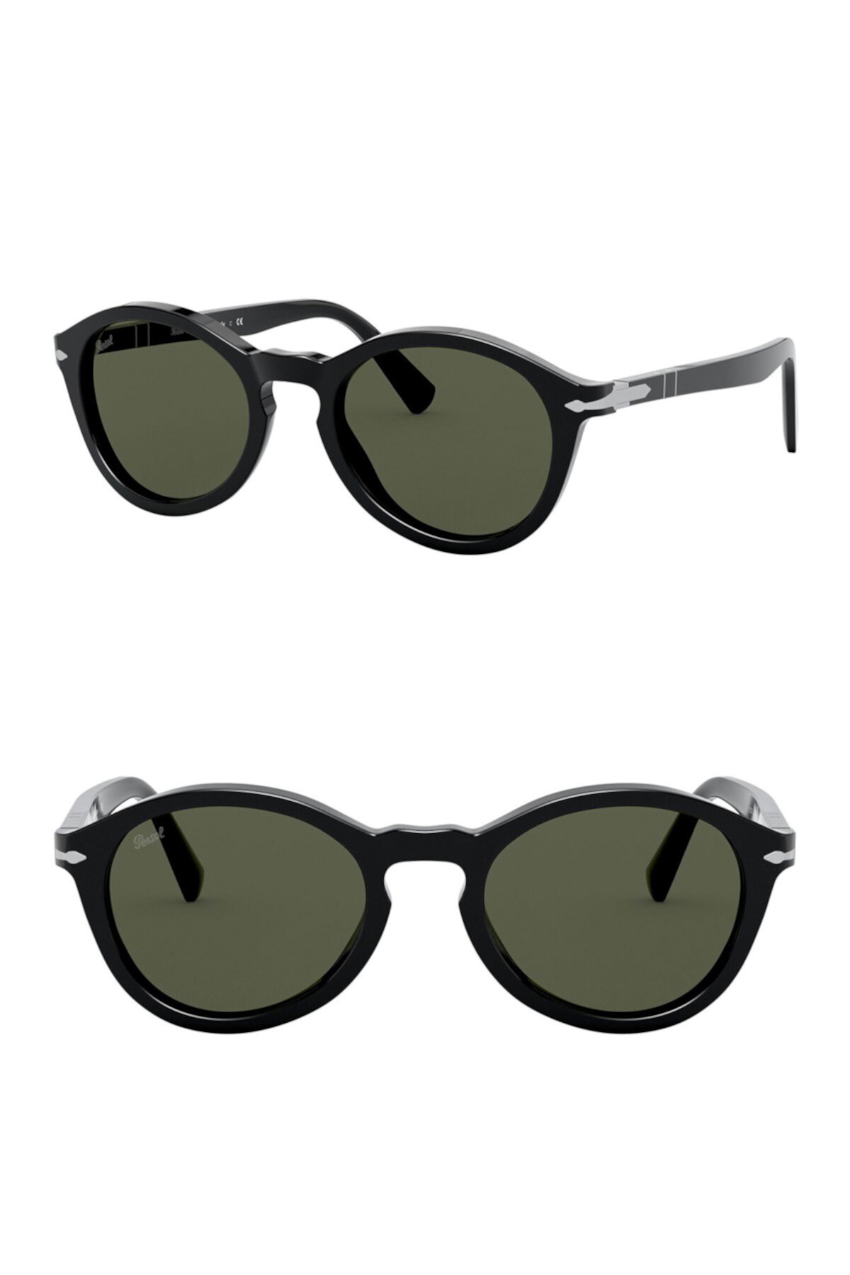 Круглые поляризованные солнцезащитные очки 52 мм Persol